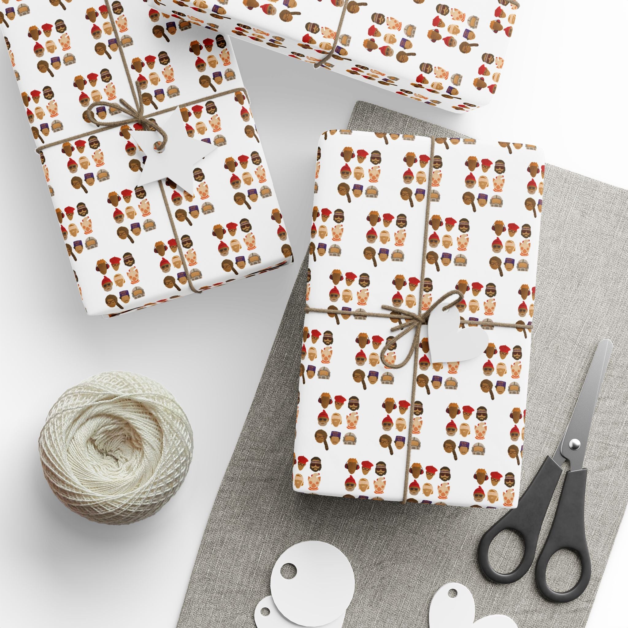 Wes Hats - Wrapping Paper - The Films Point