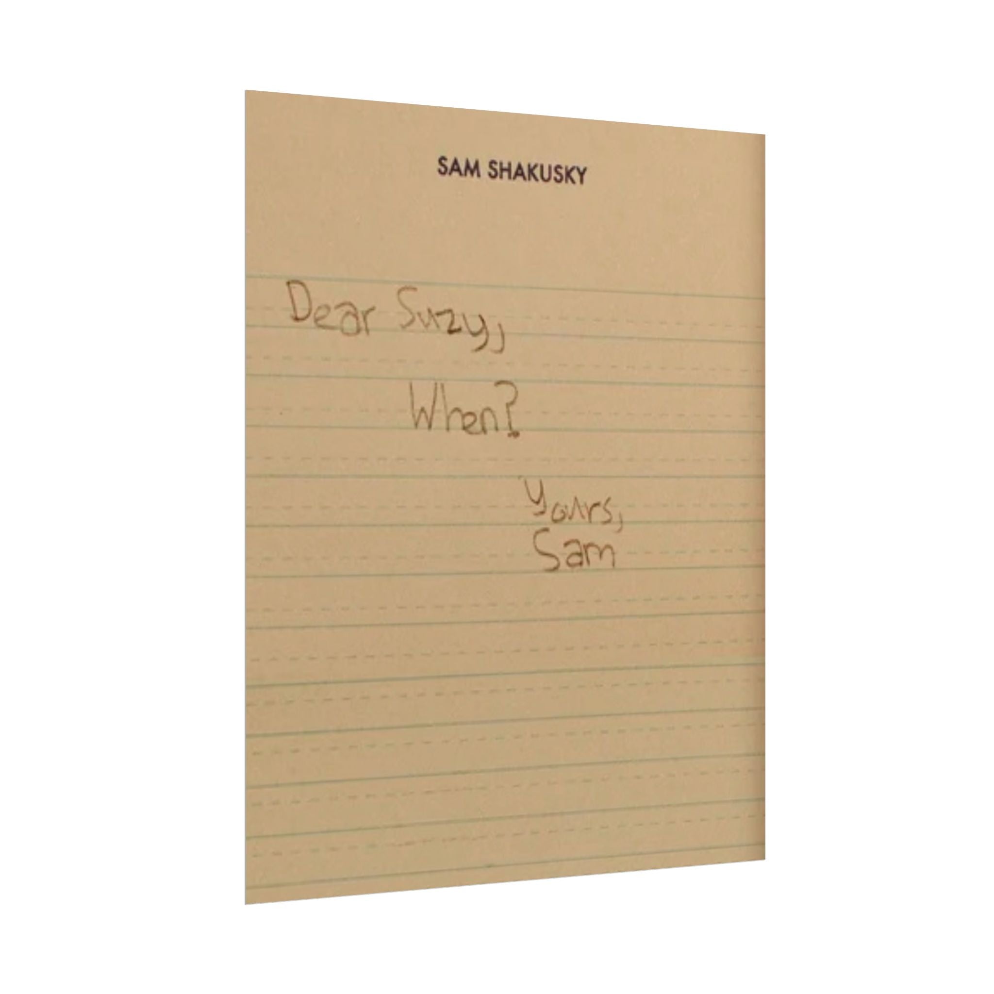 Dear Suzy - Moonrise Kingdom Wes Anderson - Poster - The Films Point