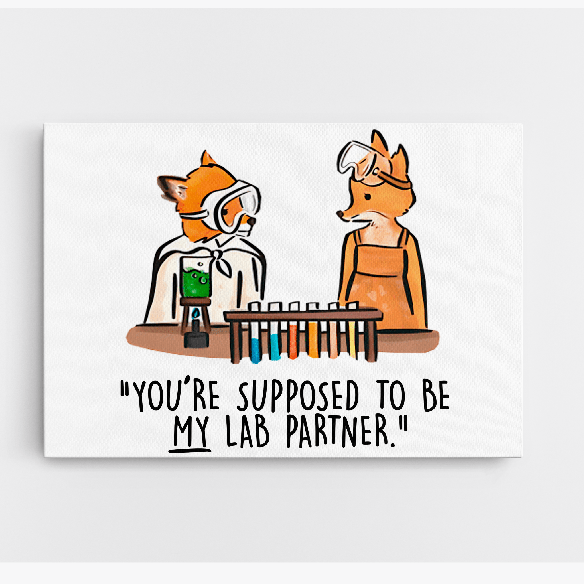Fantastic Mr. Fox – Lab Partner Scene - Canvas Art - The Films Point