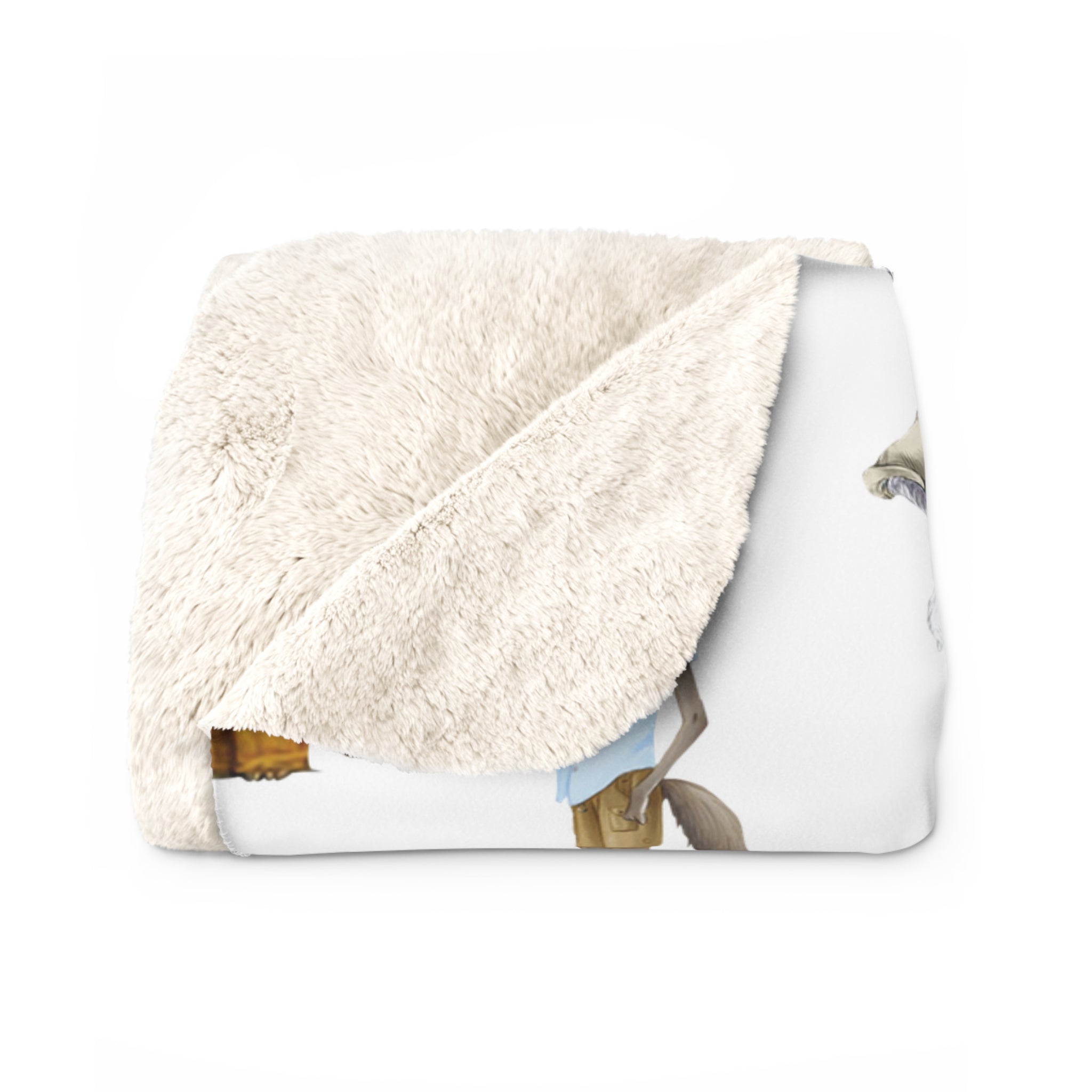 Fantastic Mr Fox family - Sherpa Fleece Blanket