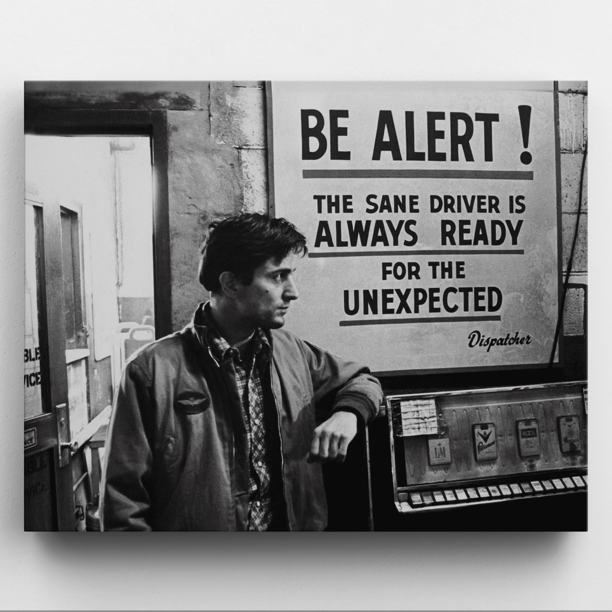 Taxi Driver Robert De Niro - Canvas Art - The Films Point