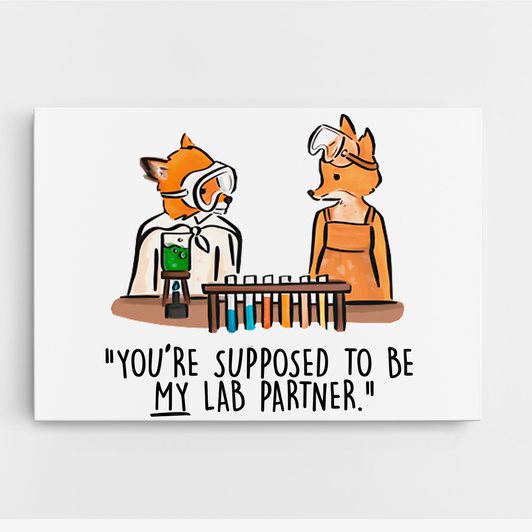Fantastic Mr. Fox – Lab Partner Scene - Canvas Art - The Films Point