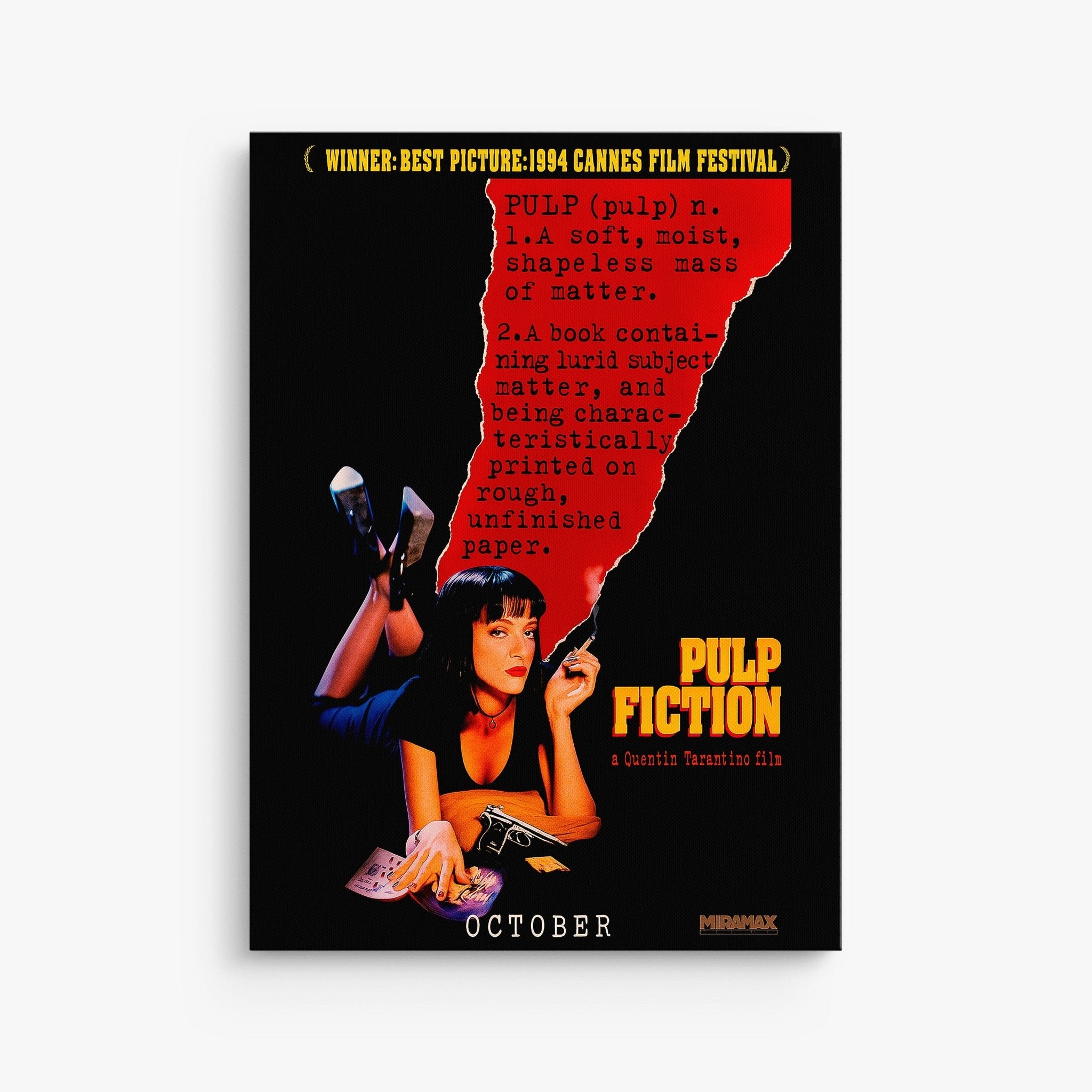 Pulp Fiction Tarantino - Canvas Art - The Films Point