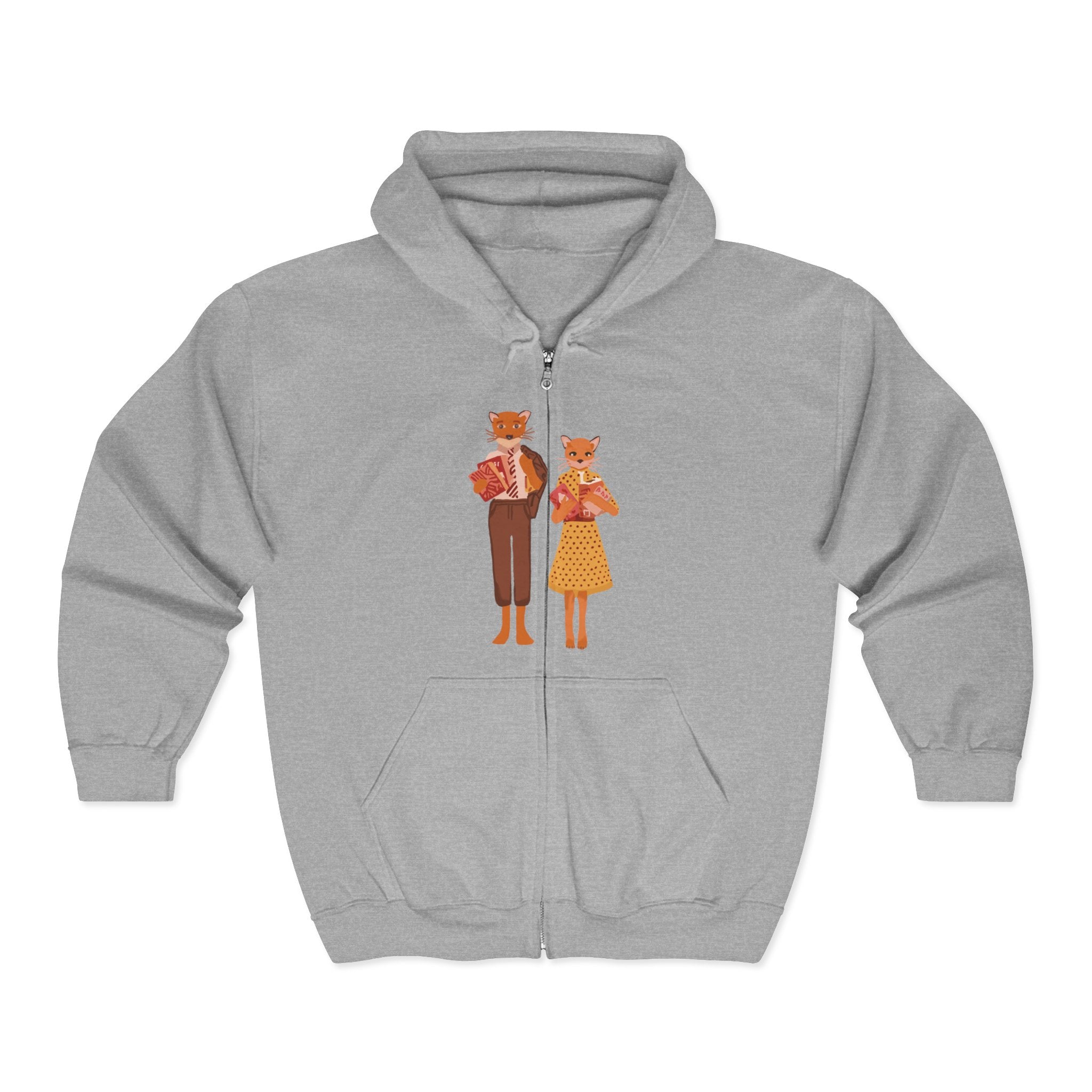Mr. Fox - Zip Hooded Sweatshirt