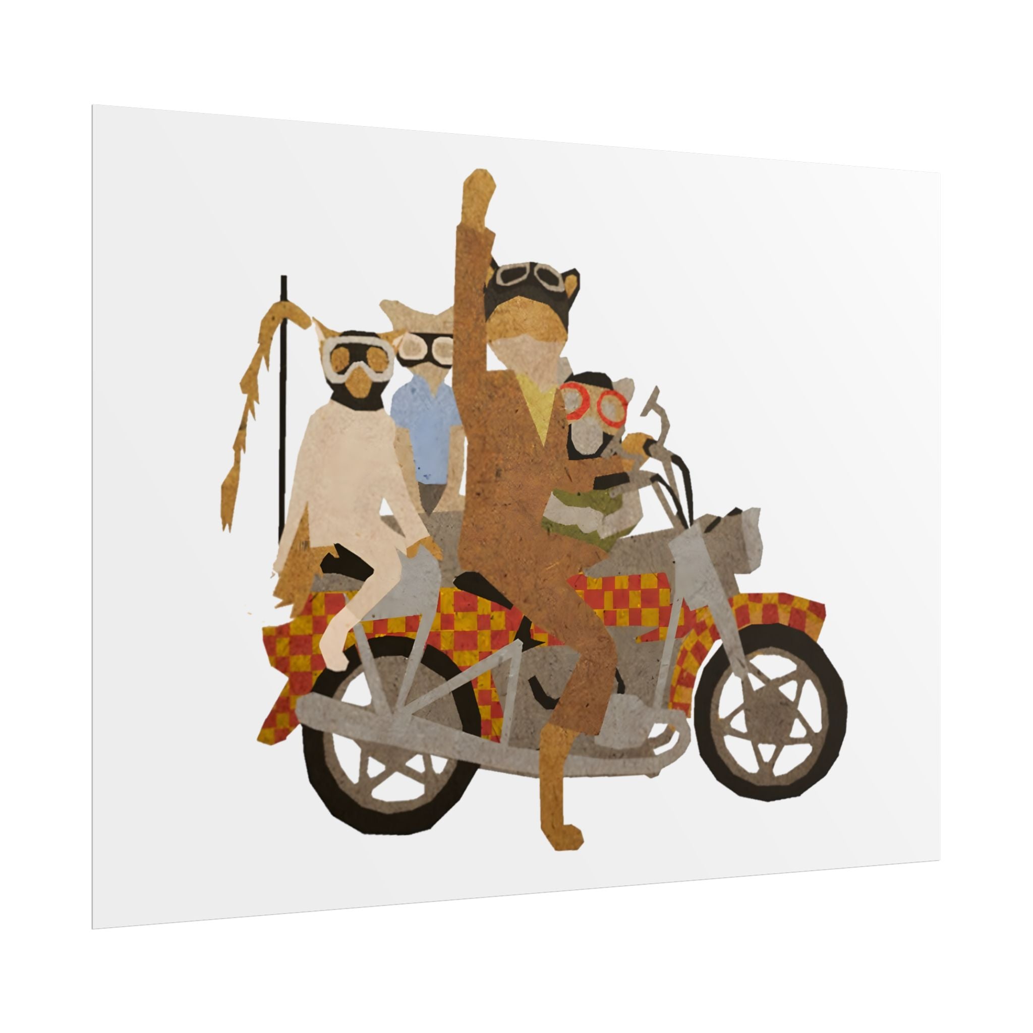 Fantastic Mr. Fox Motorcycle - Poster - The Films Point