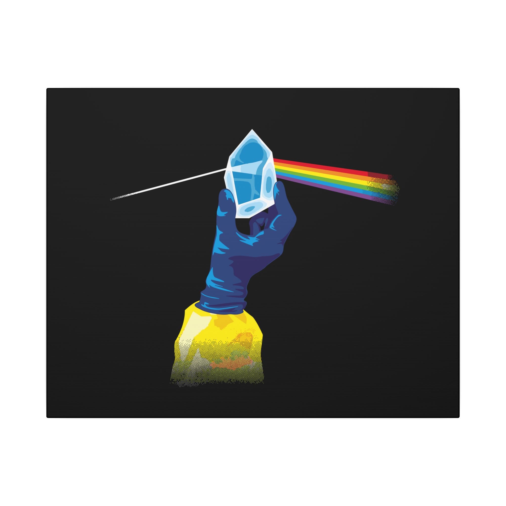 The dark side of meth -Matte Canvas