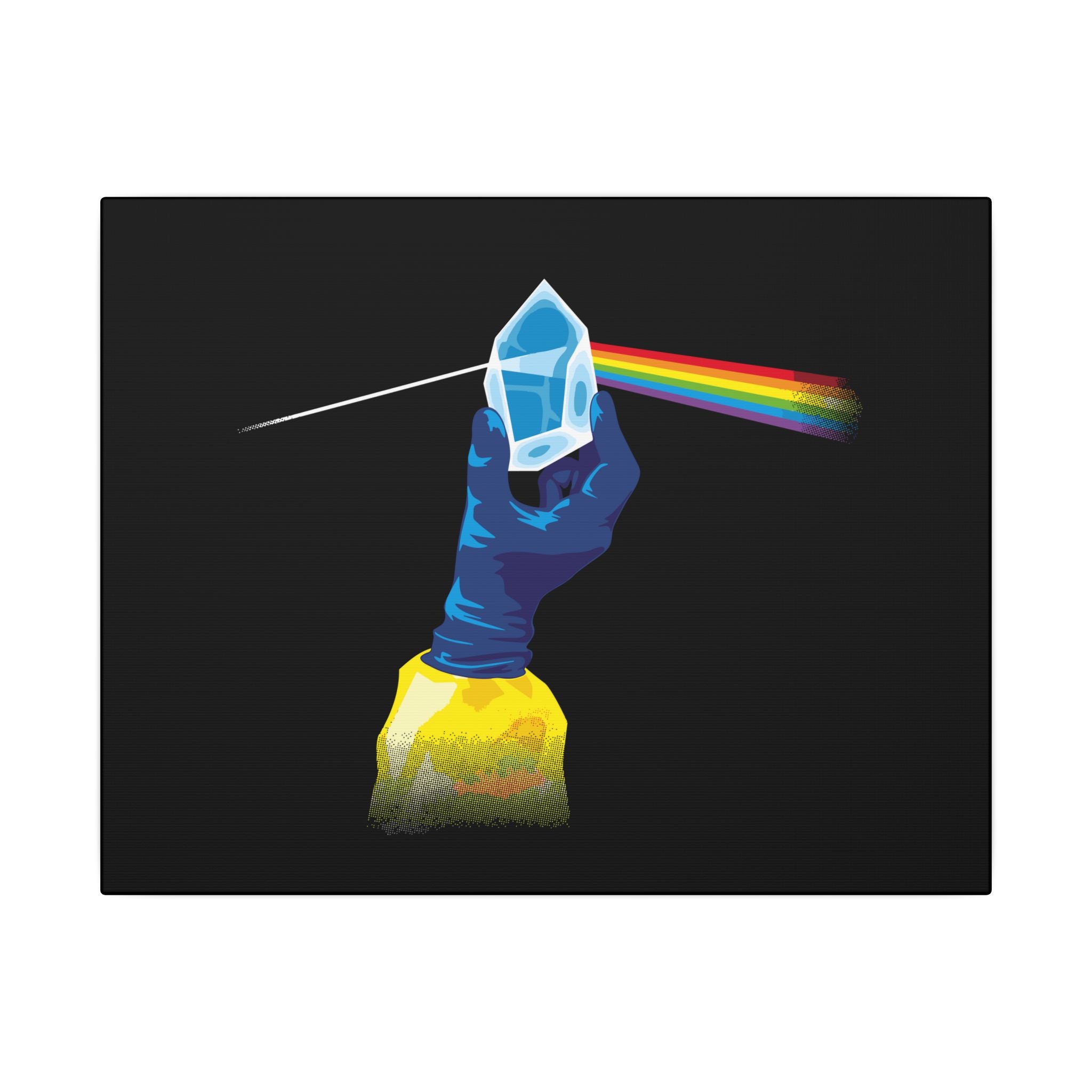 The dark side of meth -Matte Canvas