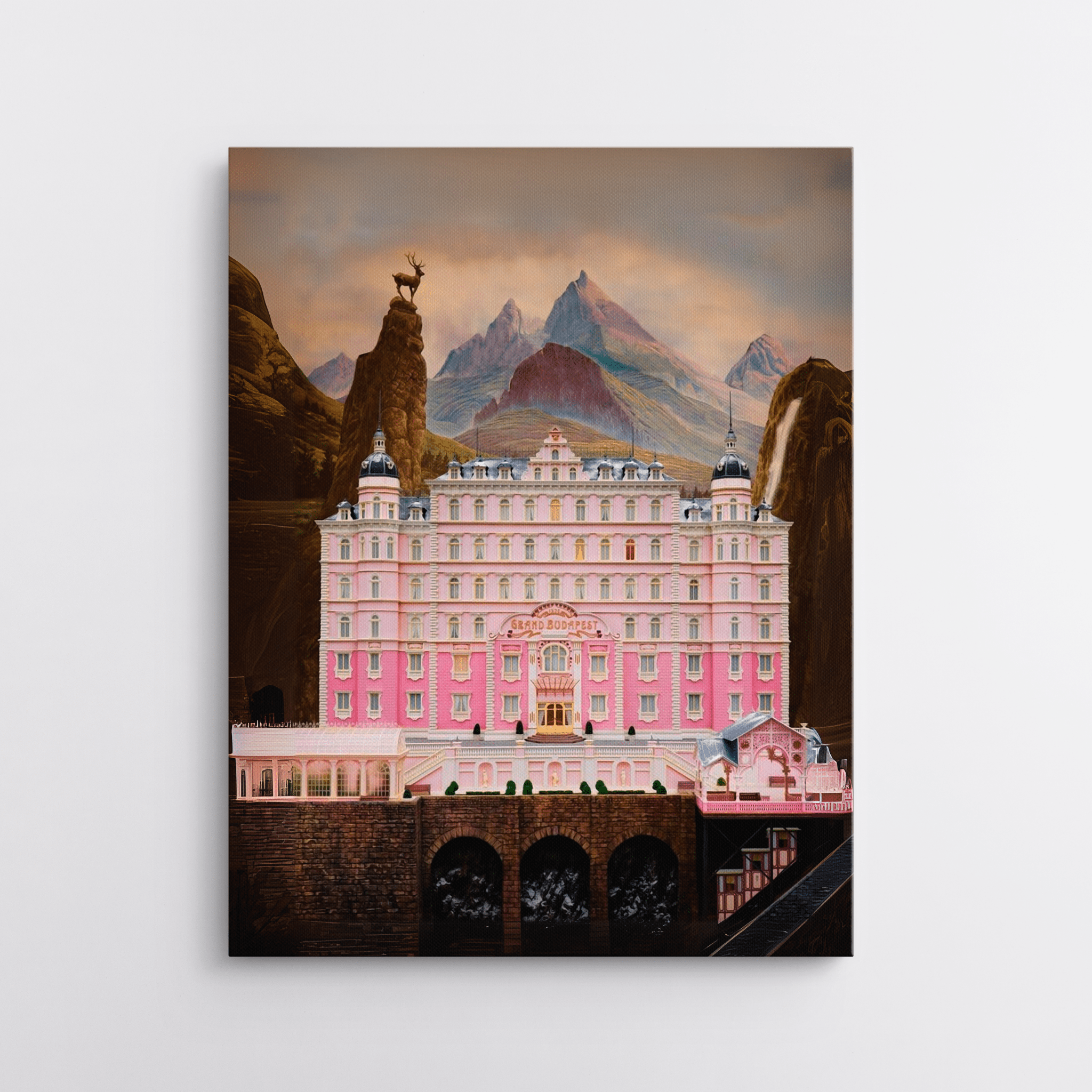 The Grand Budapest Hotel - Canvas Art - The Films Point
