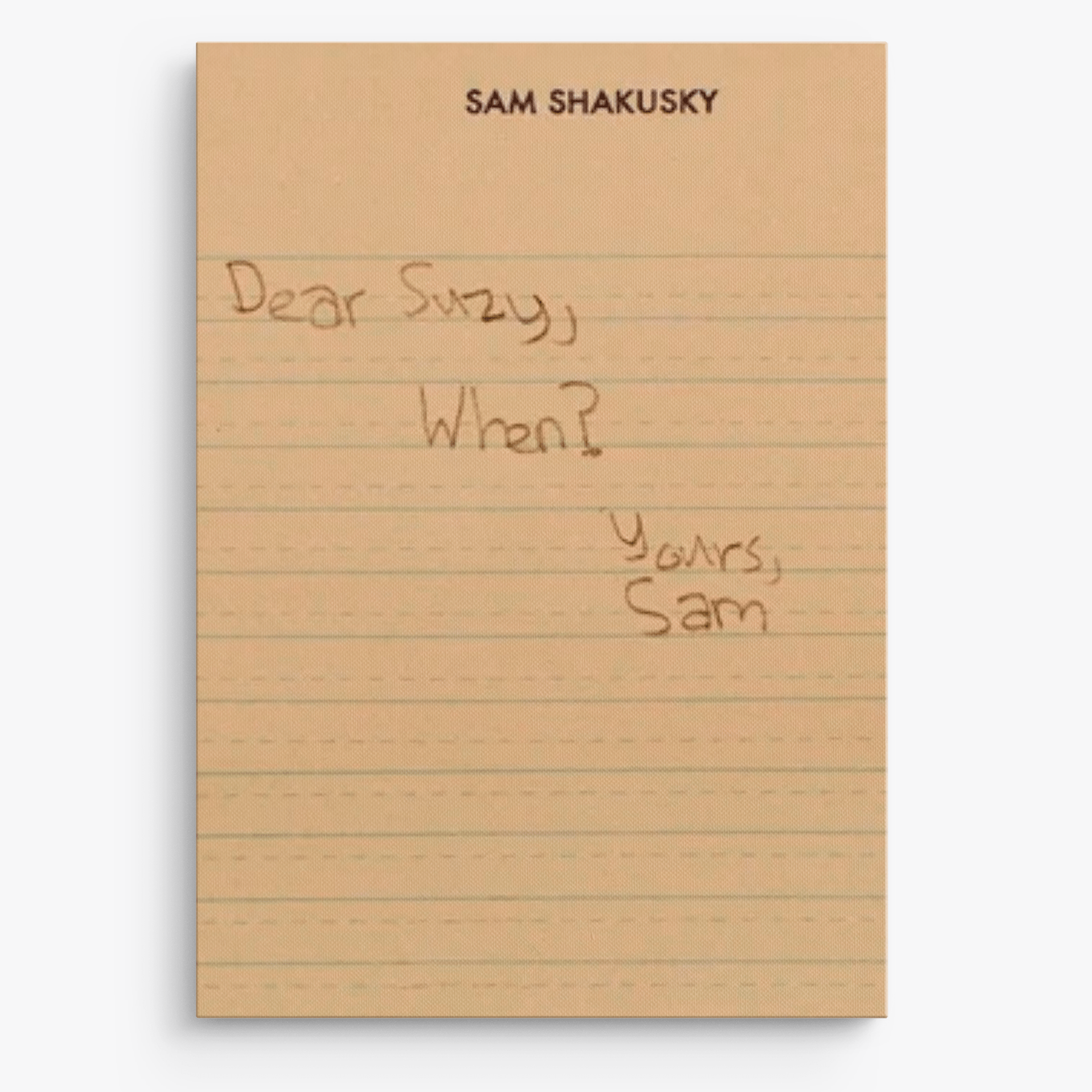 Dear Suzy – Moonrise Kingdom Wes Anderson - Canvas Art - The Films Point