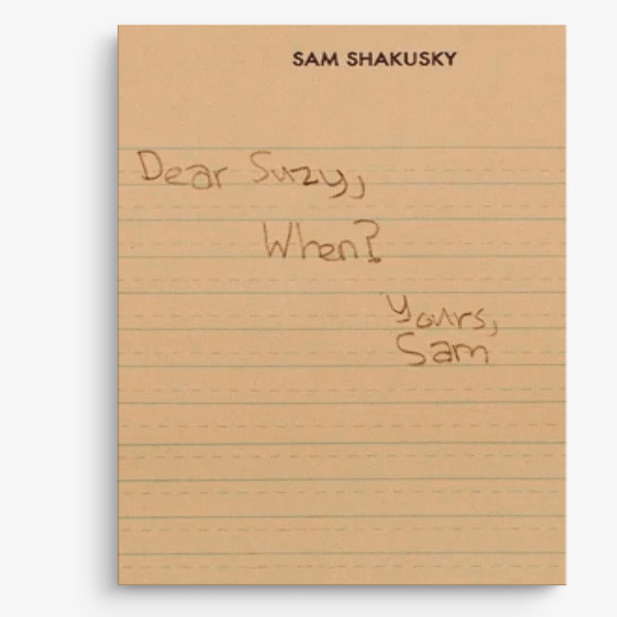 Dear Suzy – Moonrise Kingdom Wes Anderson - Canvas Art - The Films Point