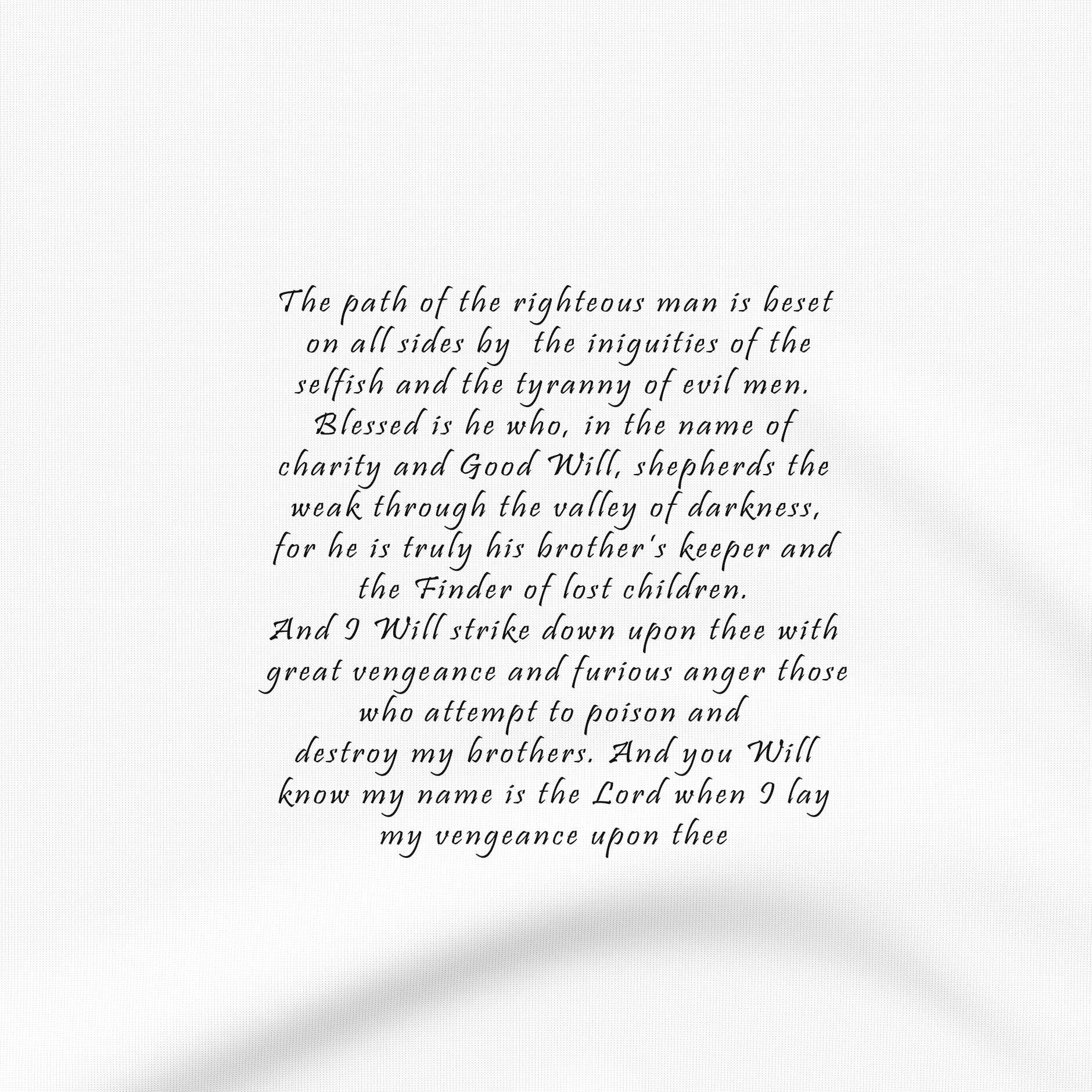 Ezekiel 25:17 Pulp Fiction - Sweatshirt - The Films Point