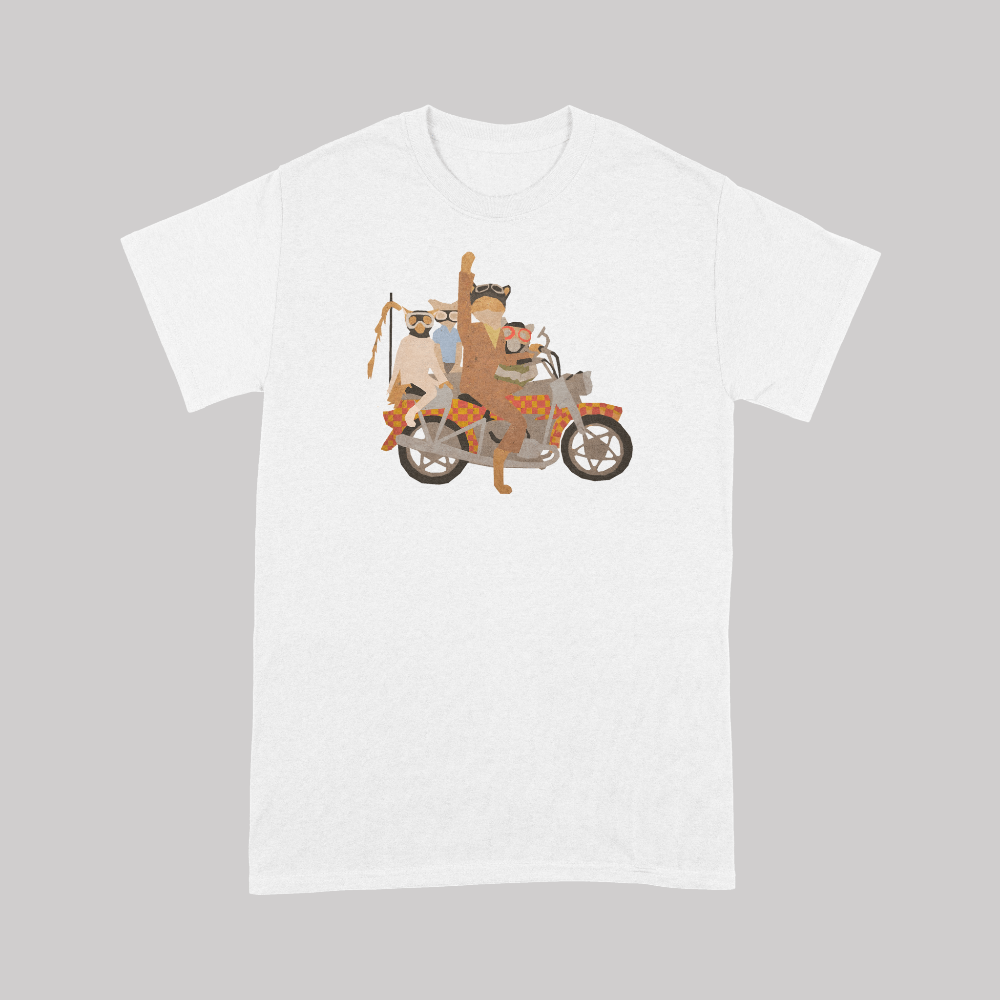 Fantastic Mr. Fox Motorcycle - T-Shirt - The Films Point