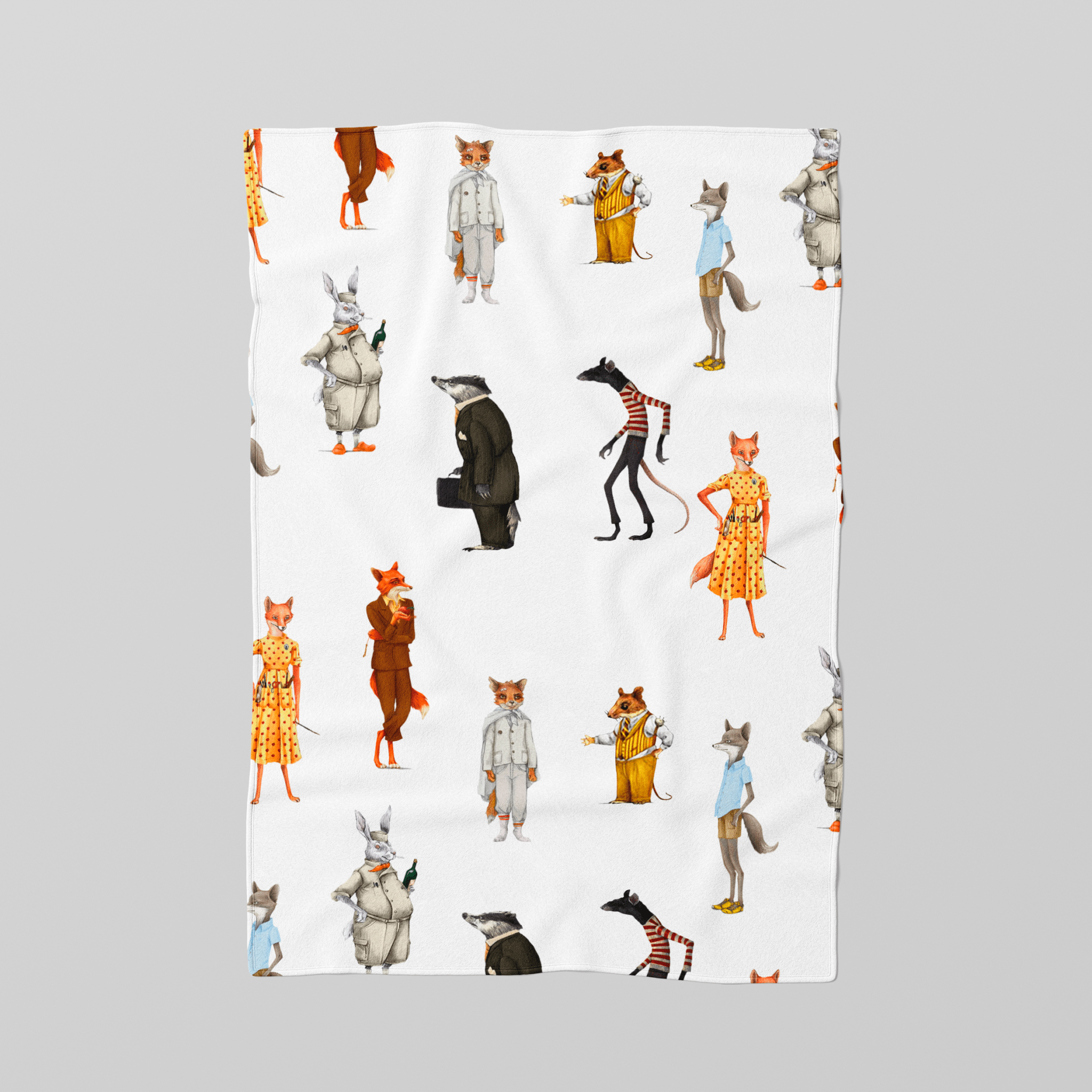 Fantastic Mr Fox family - Blanket - The Films Point