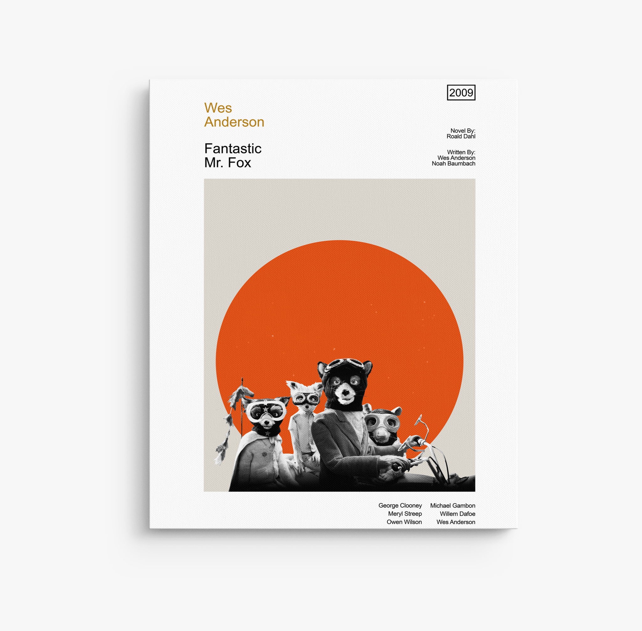 Fantastic Mr Fox - Canvas Art - The Films Point