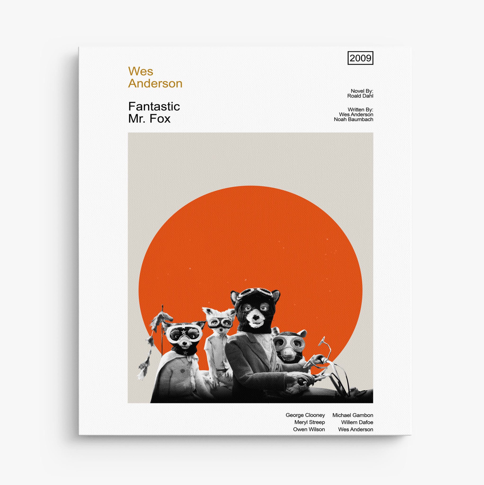 Fantastic Mr Fox - Canvas Art - The Films Point