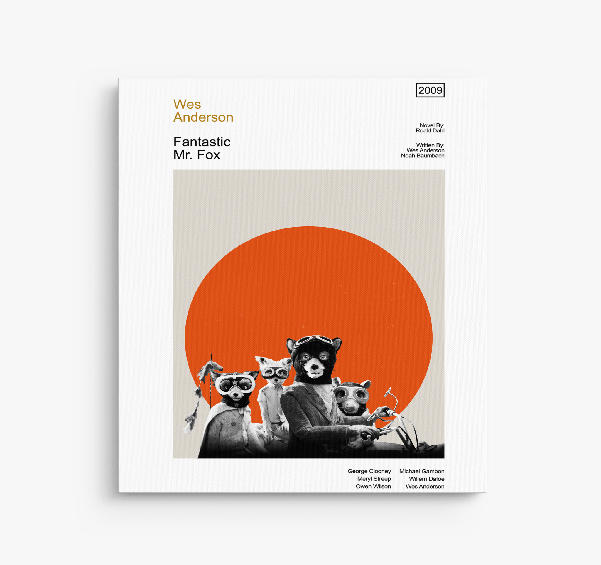 Fantastic Mr Fox - Canvas Art - The Films Point