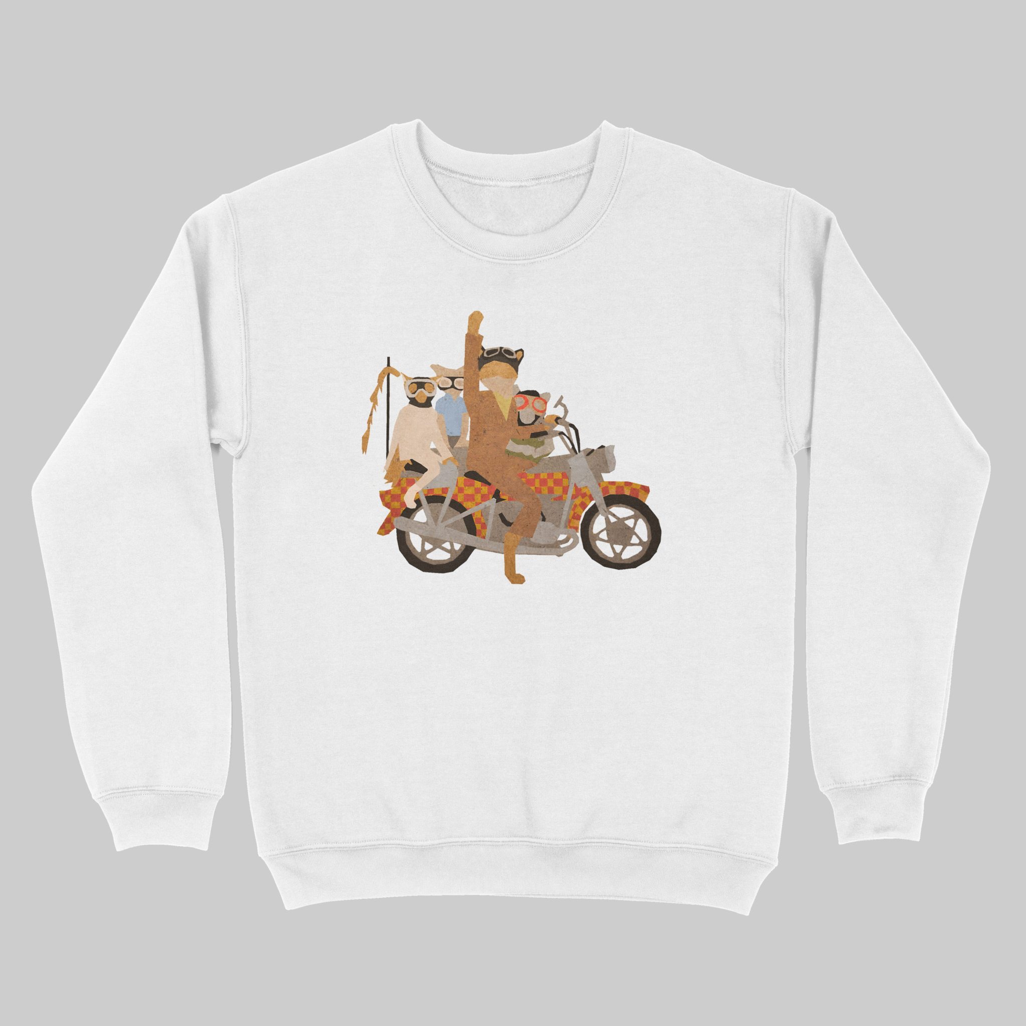 Fantastic Mr. Fox Motorcycle - Sweatshirt - The Films Point