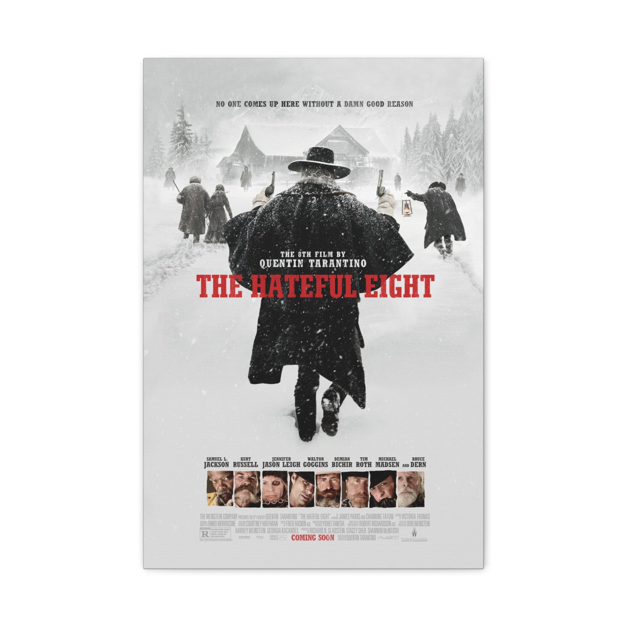 The Hateful Eight Movie Poster - Canvas Art - The Films Point