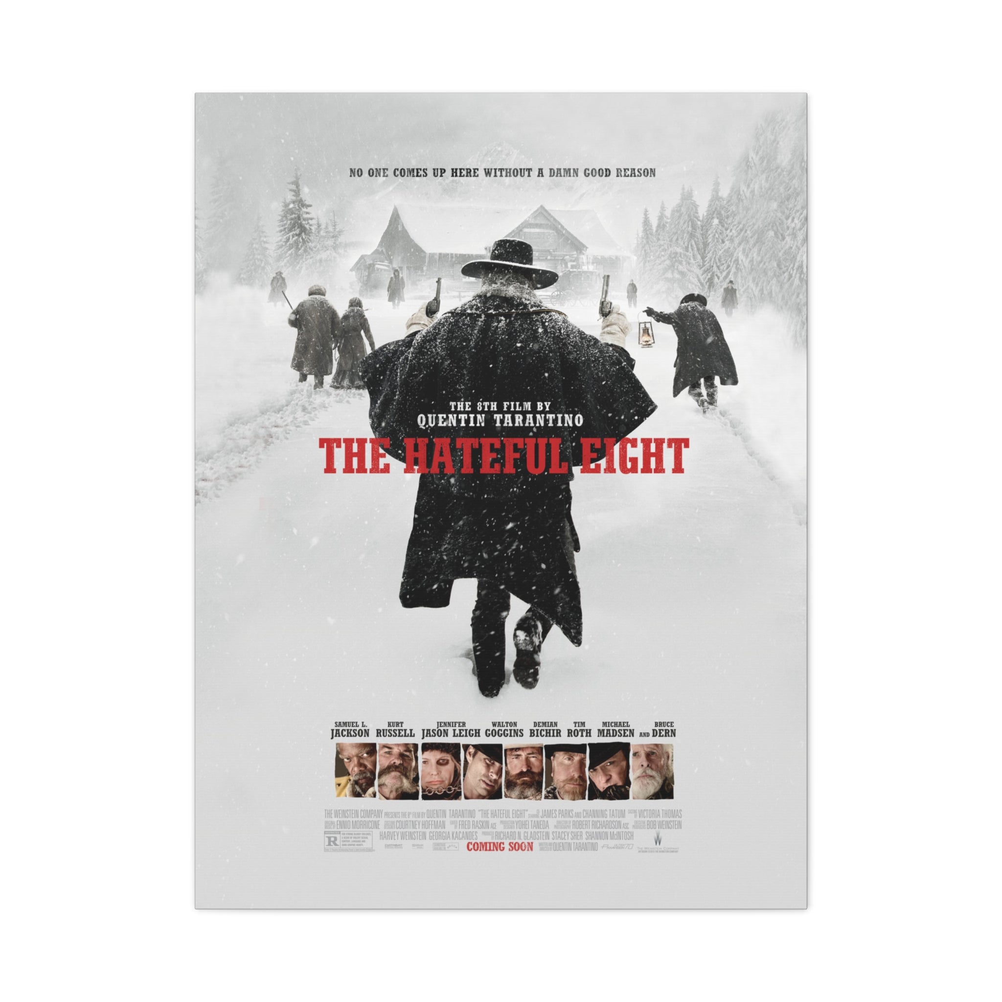 The Hateful Eight Movie Poster - Canvas Art - The Films Point