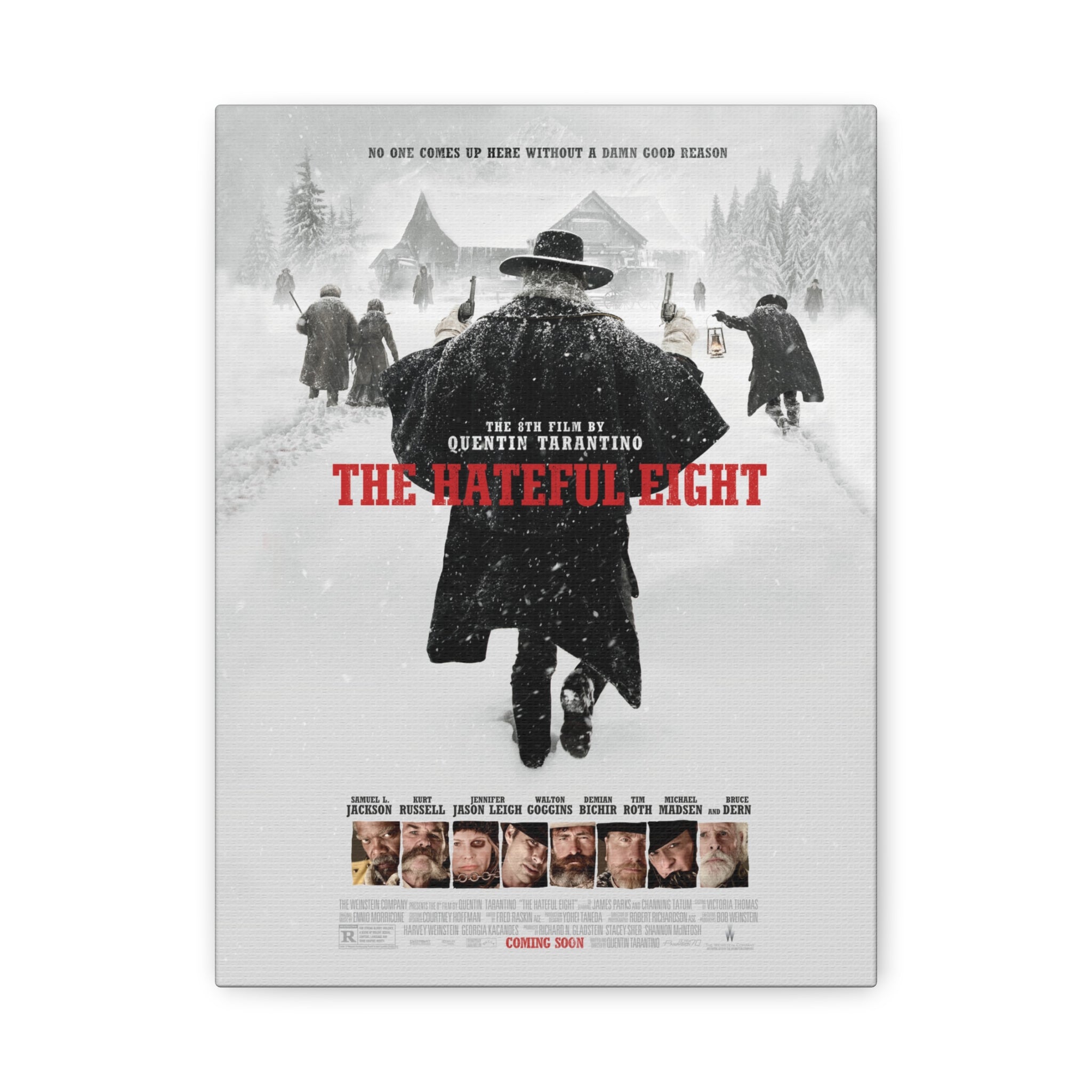 The Hateful Eight Movie Poster - Canvas Art - The Films Point