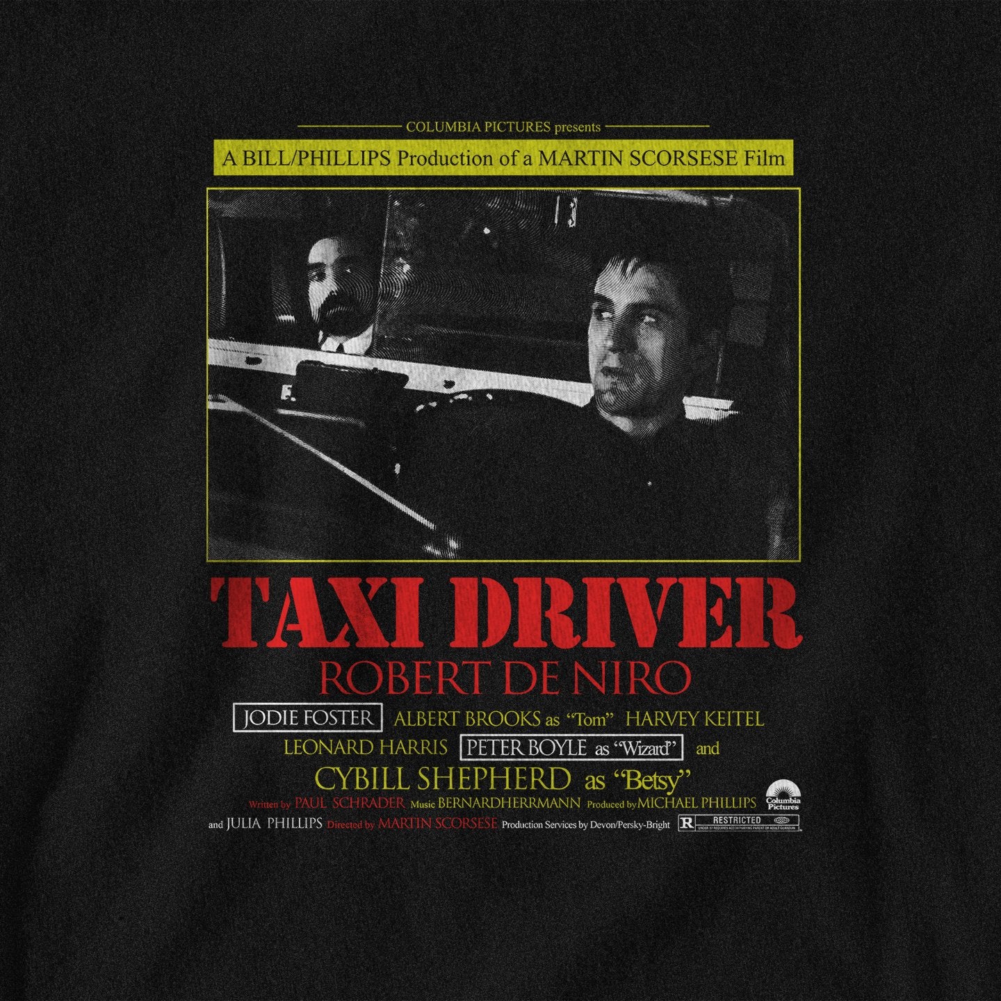 Taxi Driver Poster Style - T-Shirt