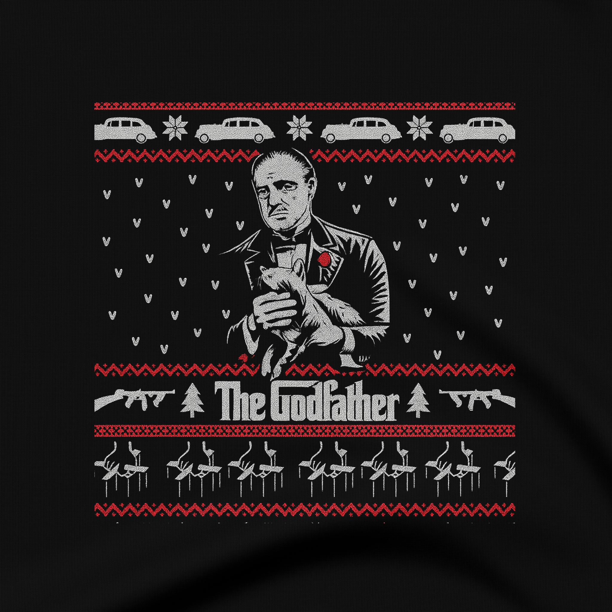 The Godfather Ugly Christmas - Hoodie - The Films Point