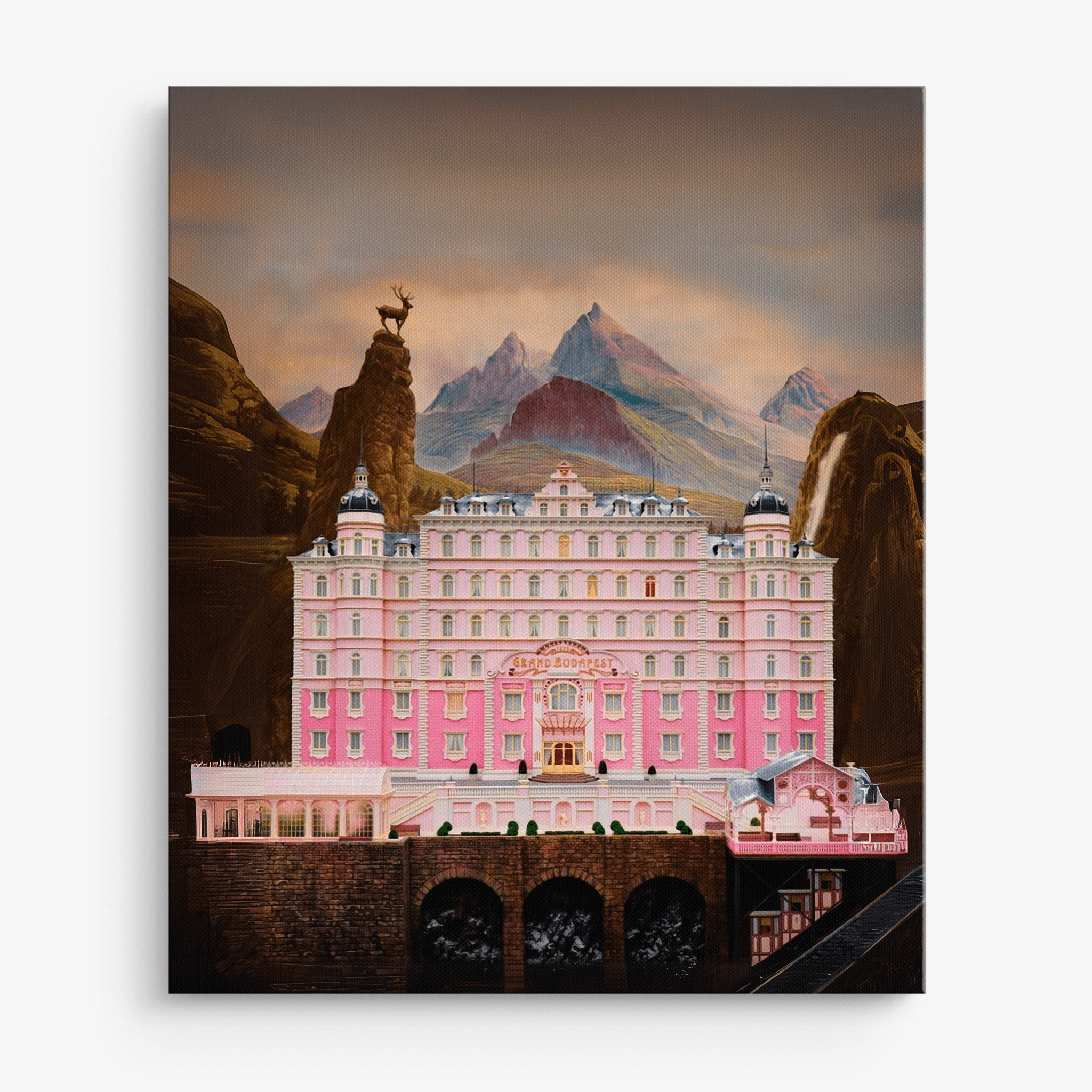 The Grand Budapest Hotel - Canvas Art - The Films Point