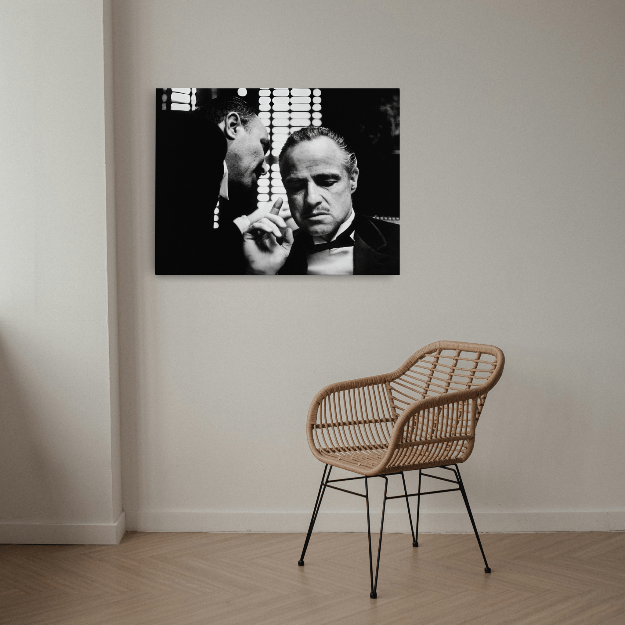 The Godfather Francis Ford Coppola - Canvas Art - The Films Point