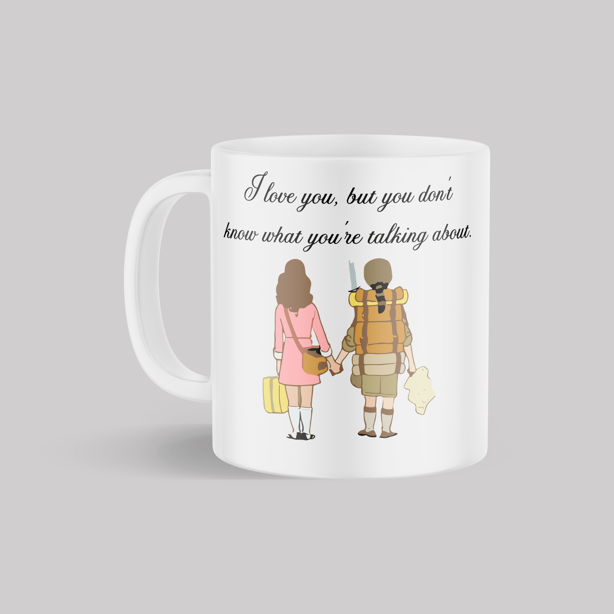 I love you, but you don't know what you're talking about. Moonrise Kingdom - Mug - The Films Point