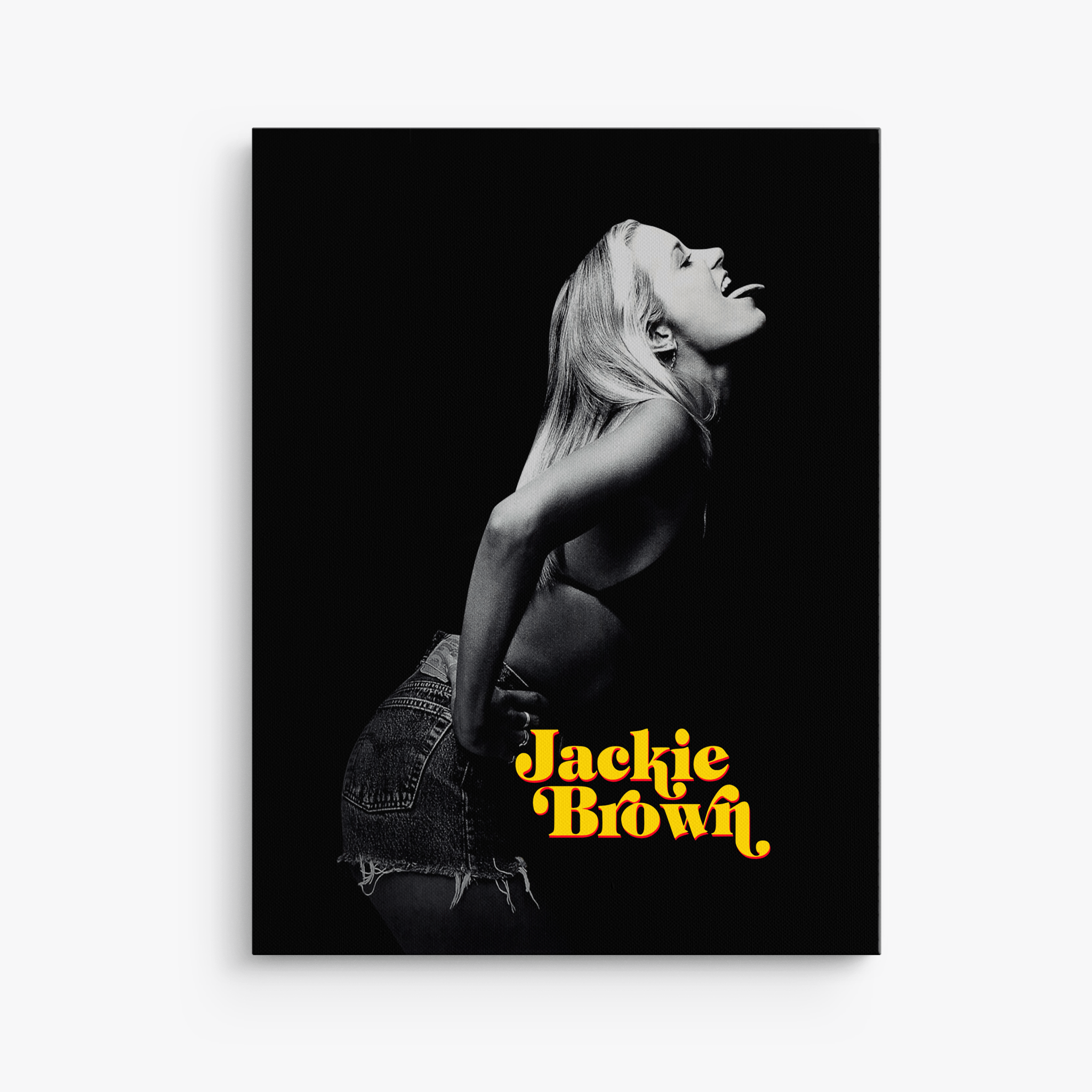 Jackie Brown Vintage - Canvas Art - The Films Point