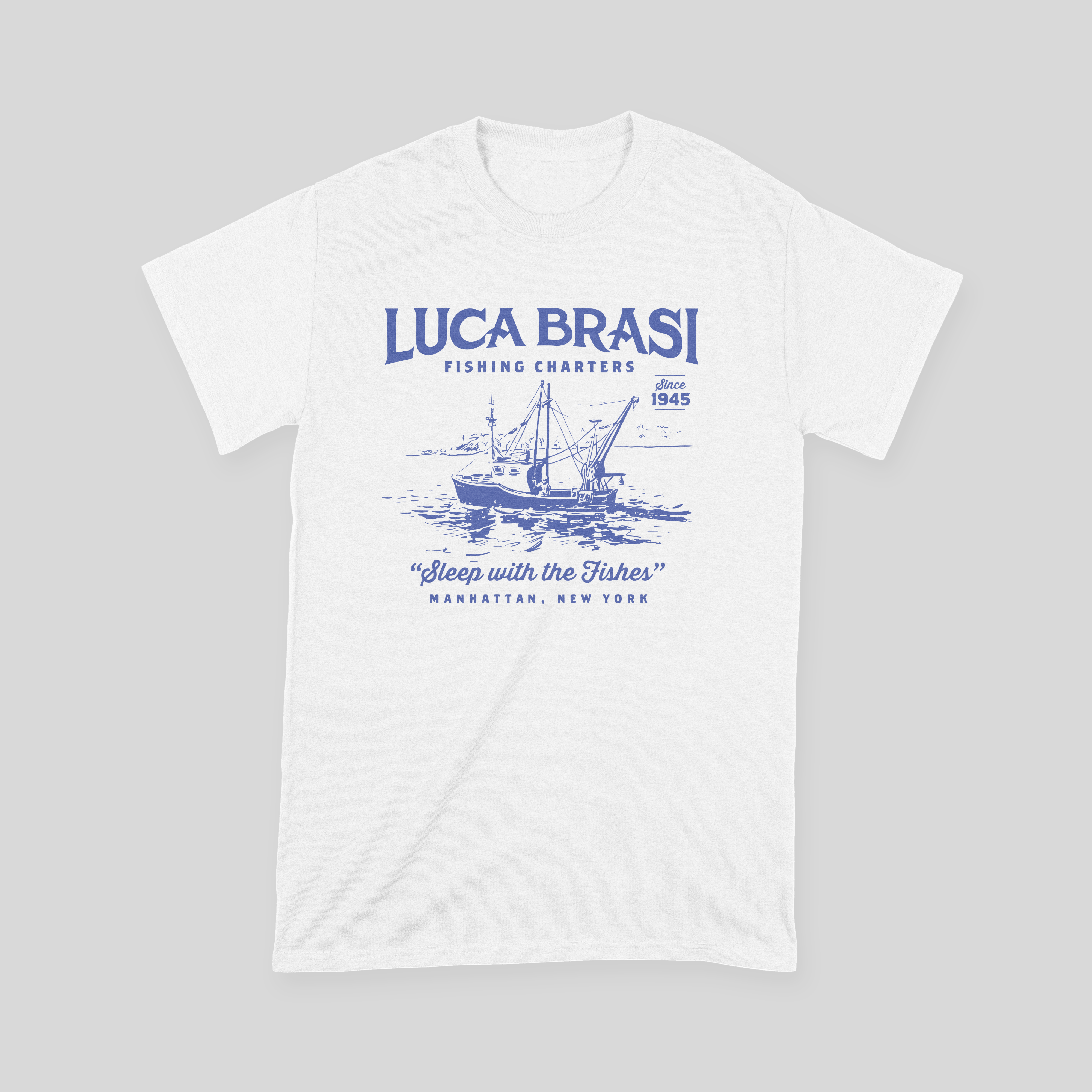 Luca Brasi Fishing Charters The Godfather - T-shirt