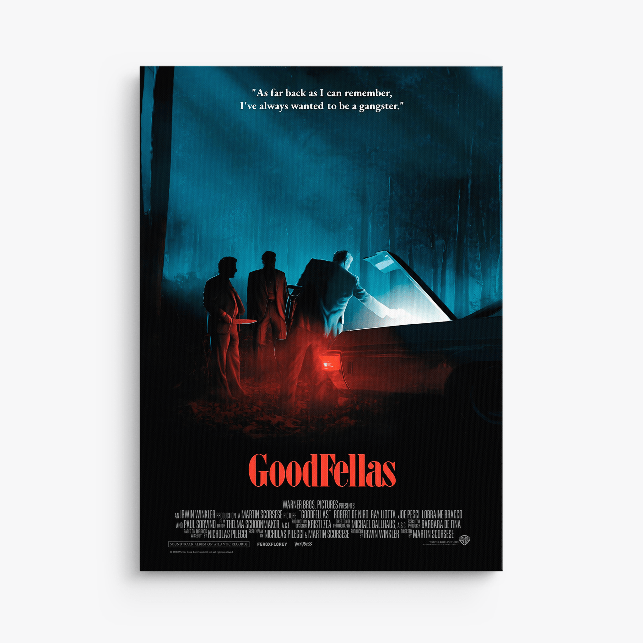 Goodfellas Poster Scorsese - Canvas Art - The Films Point