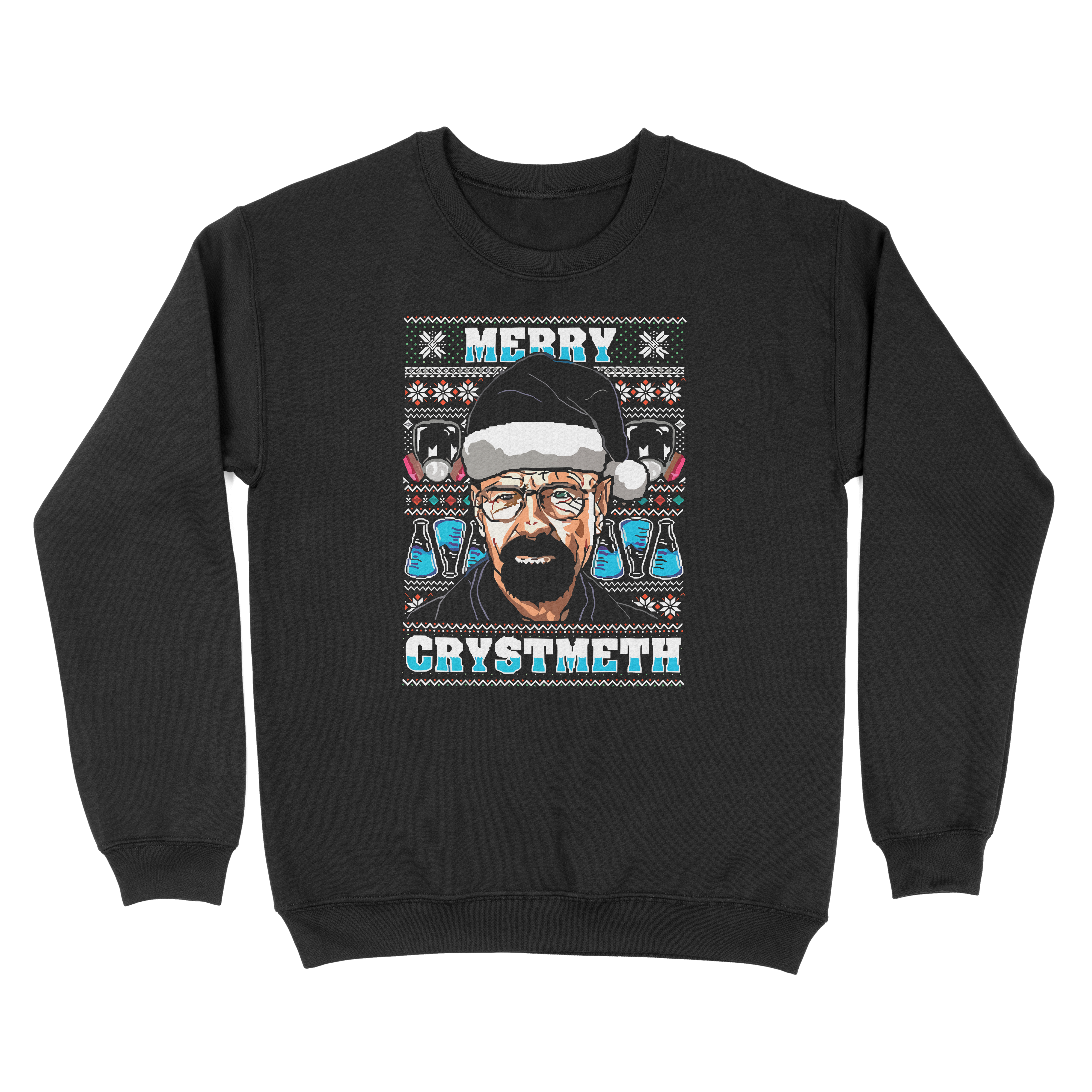 Merry Crystmeth Breaking Bad - Ugly Sweatshirt