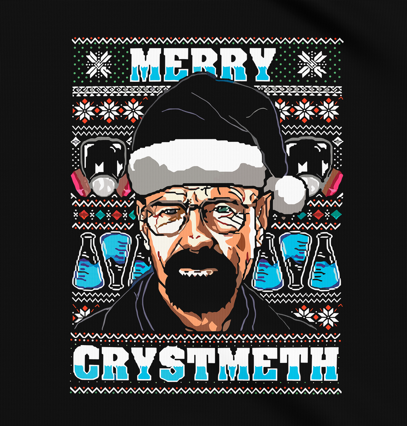 Merry Crystmeth Breaking Bad - Ugly Sweatshirt