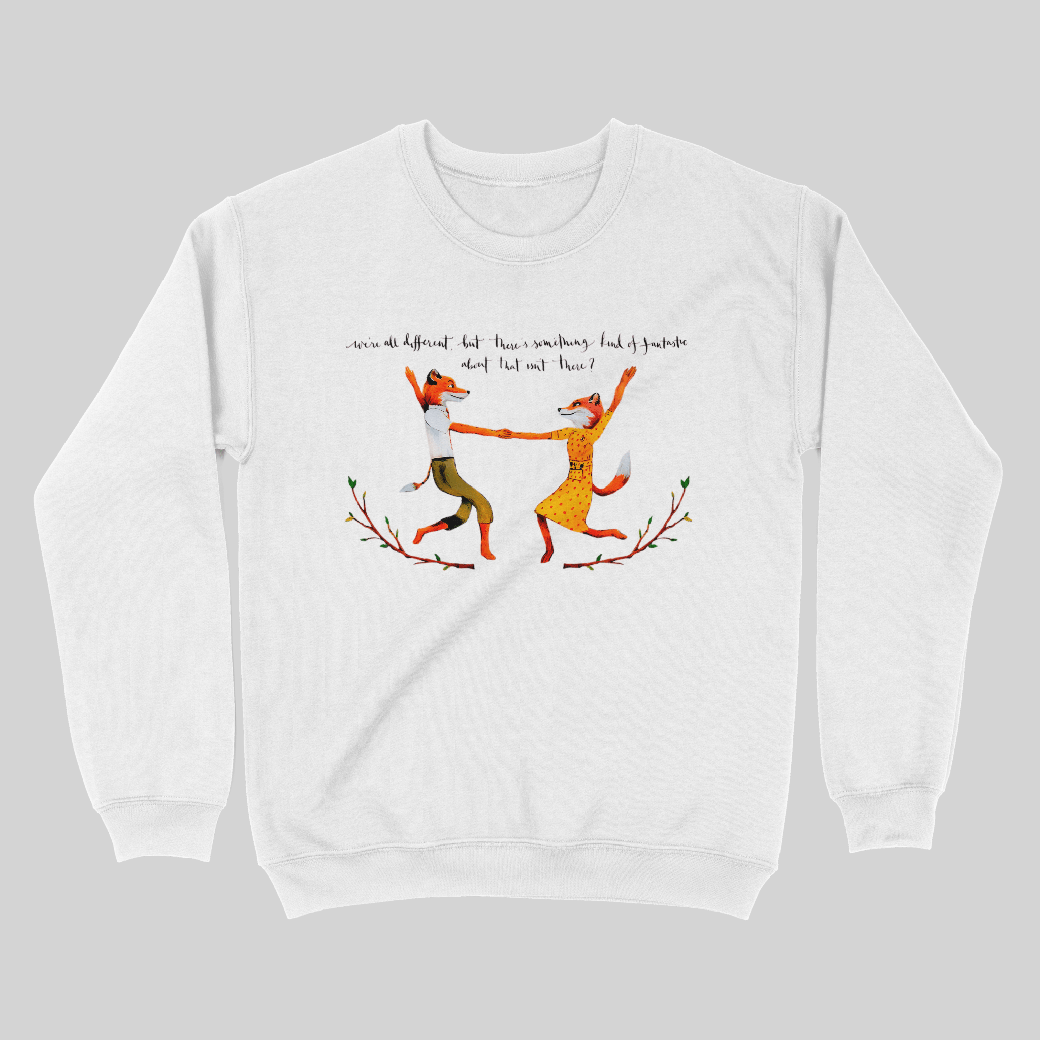 Mr. and Ms. Fox – Wes Anderson Sweatshirt - The Films Point