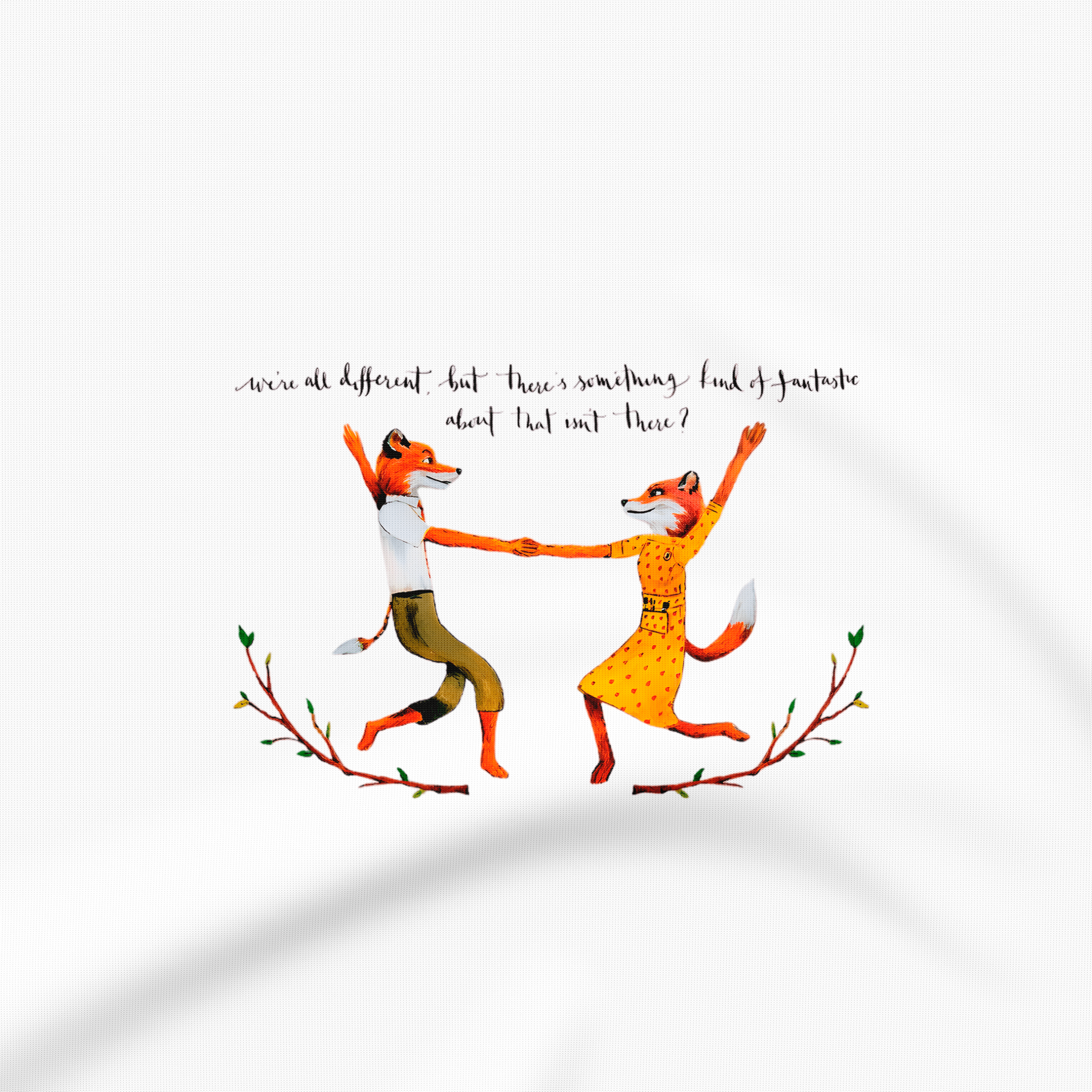 Mr. and Ms. Fox – Wes Anderson Sweatshirt - The Films Point