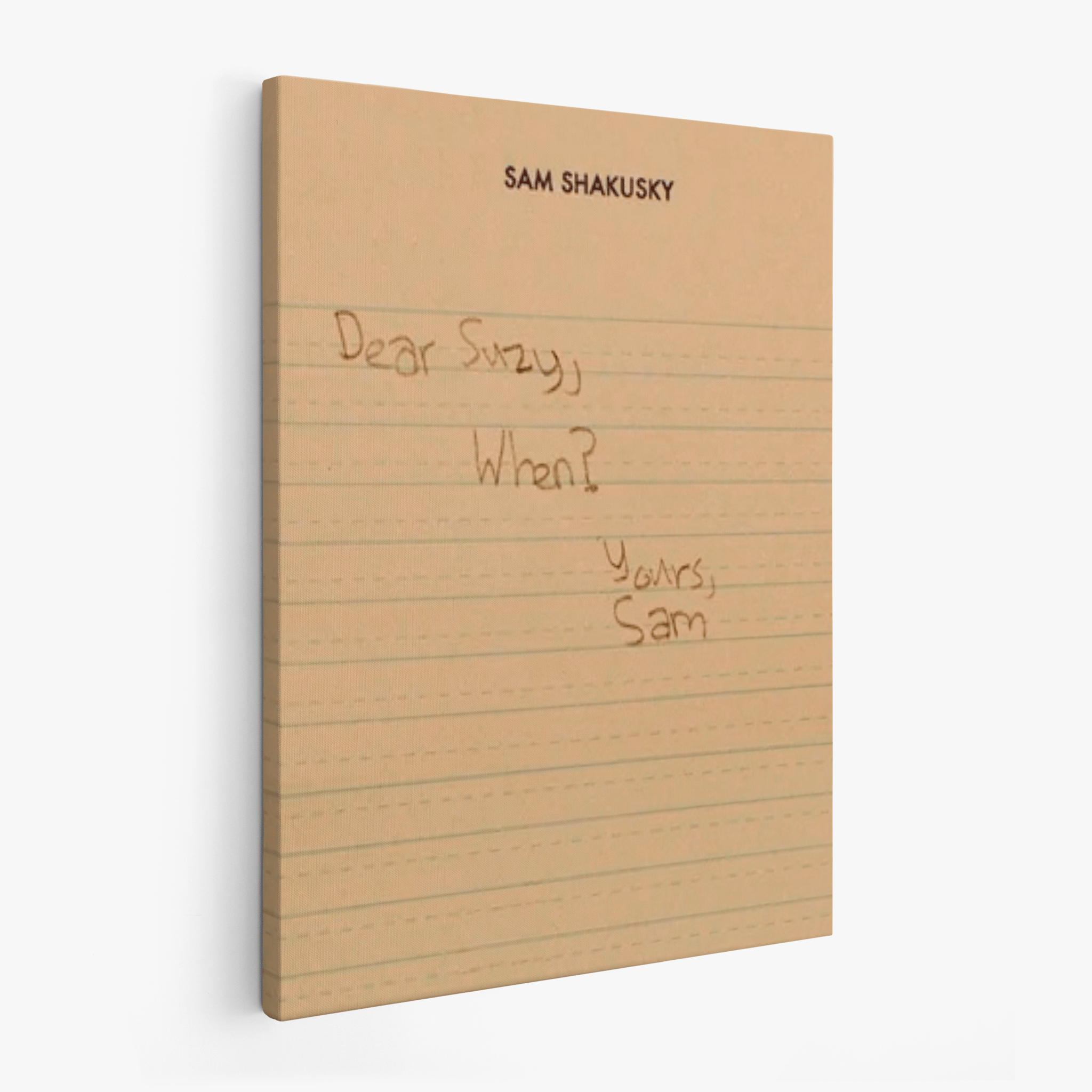 Dear Suzy – Moonrise Kingdom Wes Anderson - Canvas Art - The Films Point