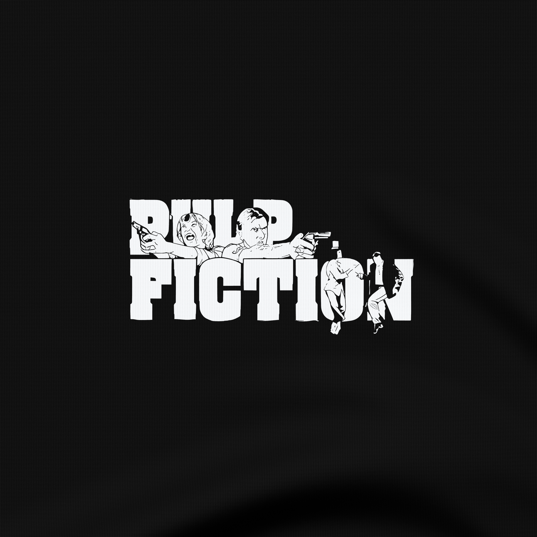 Pulp Fiction Cartoon Characters - T-Shirt - The Films Point