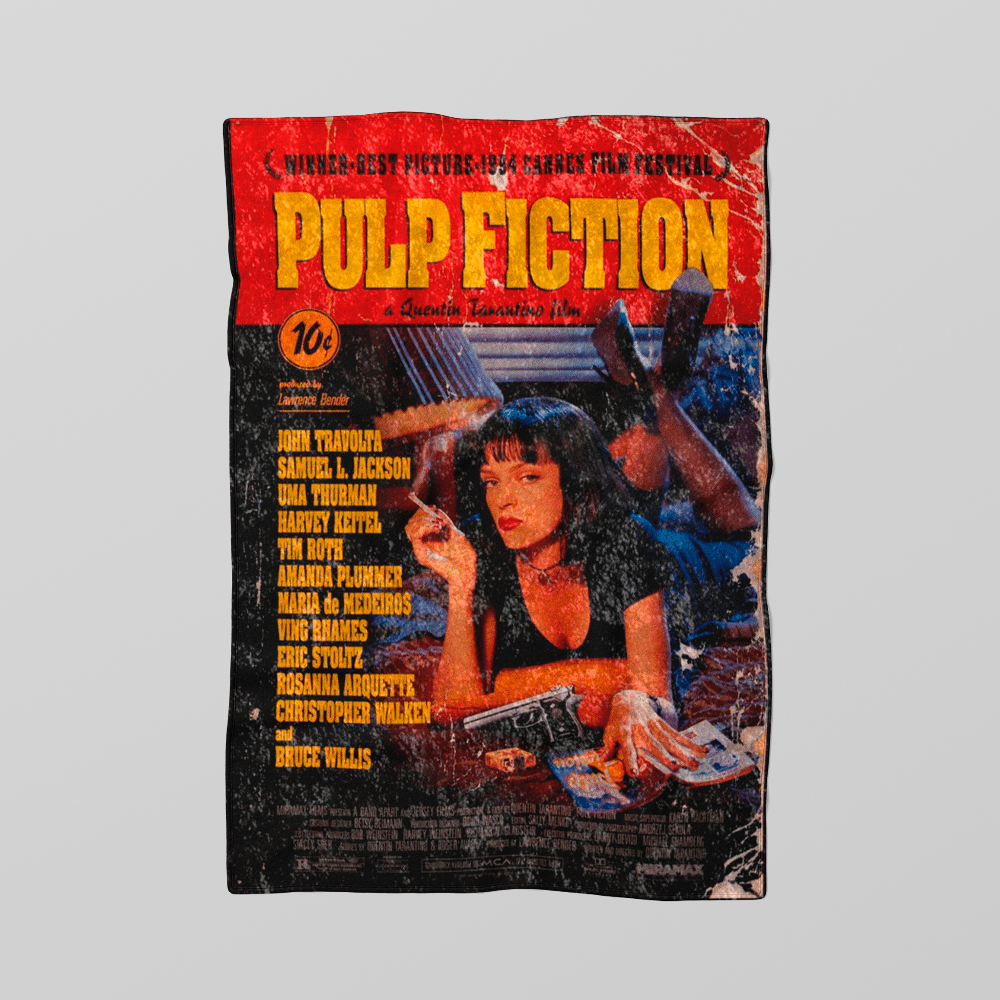 Mia Wallace Pulp Fiction - Blanket - The Films Point