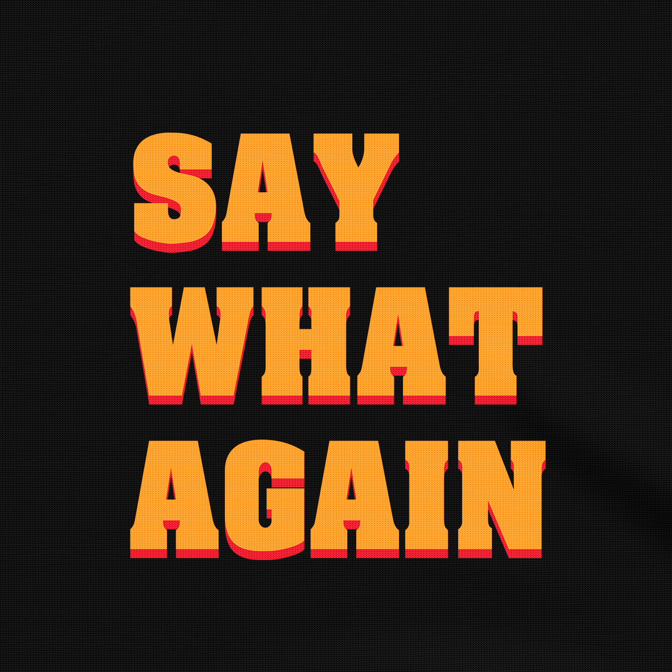 Say What Again Pulp Fiction - Sweatshirt - The Films Point