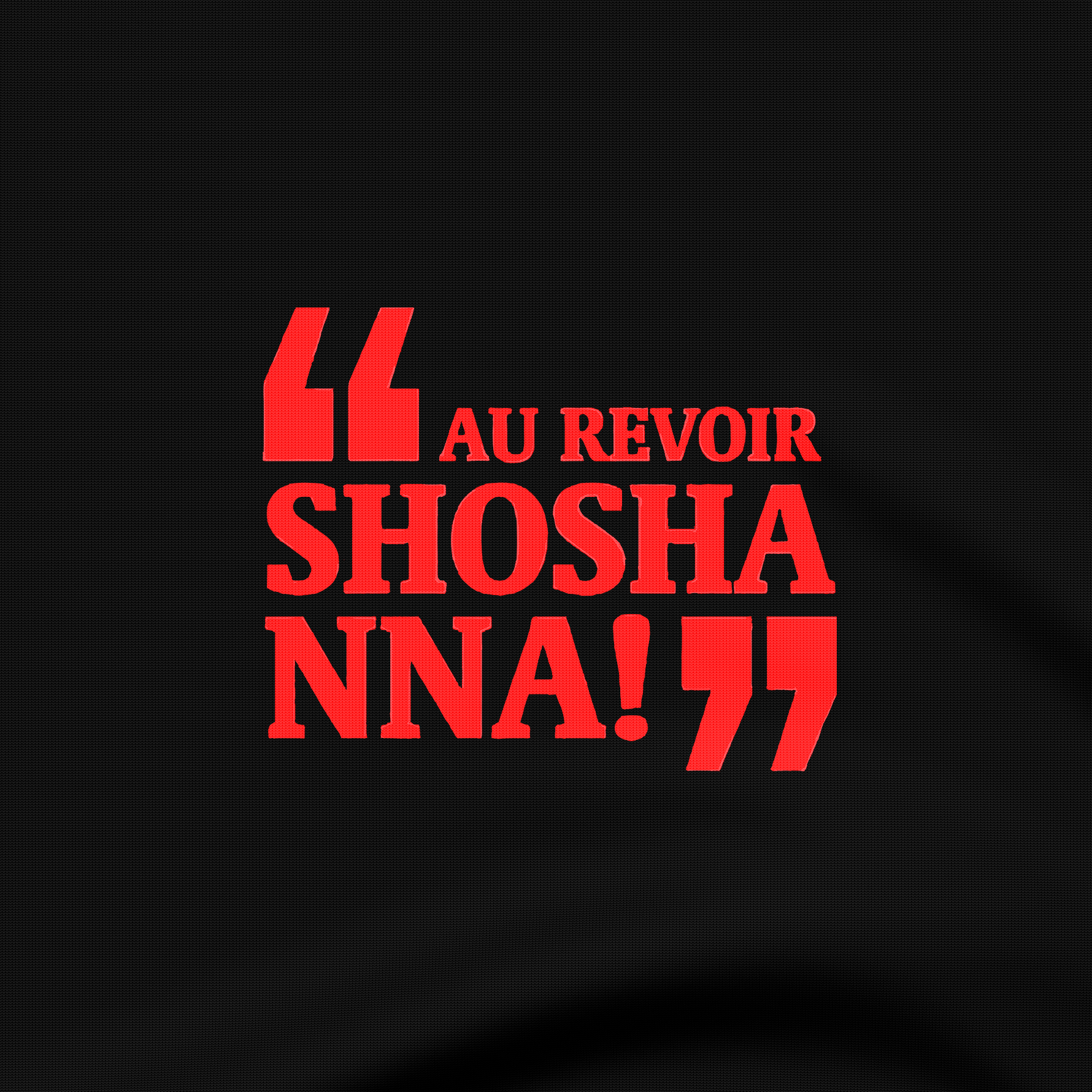 Au revoir, Shosanna - Sweatshirt - The Films Point