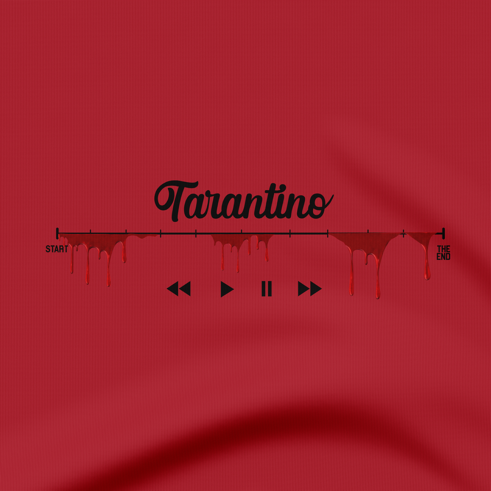 Tarantino, bloody play bar - T-Shirt - The Films Point