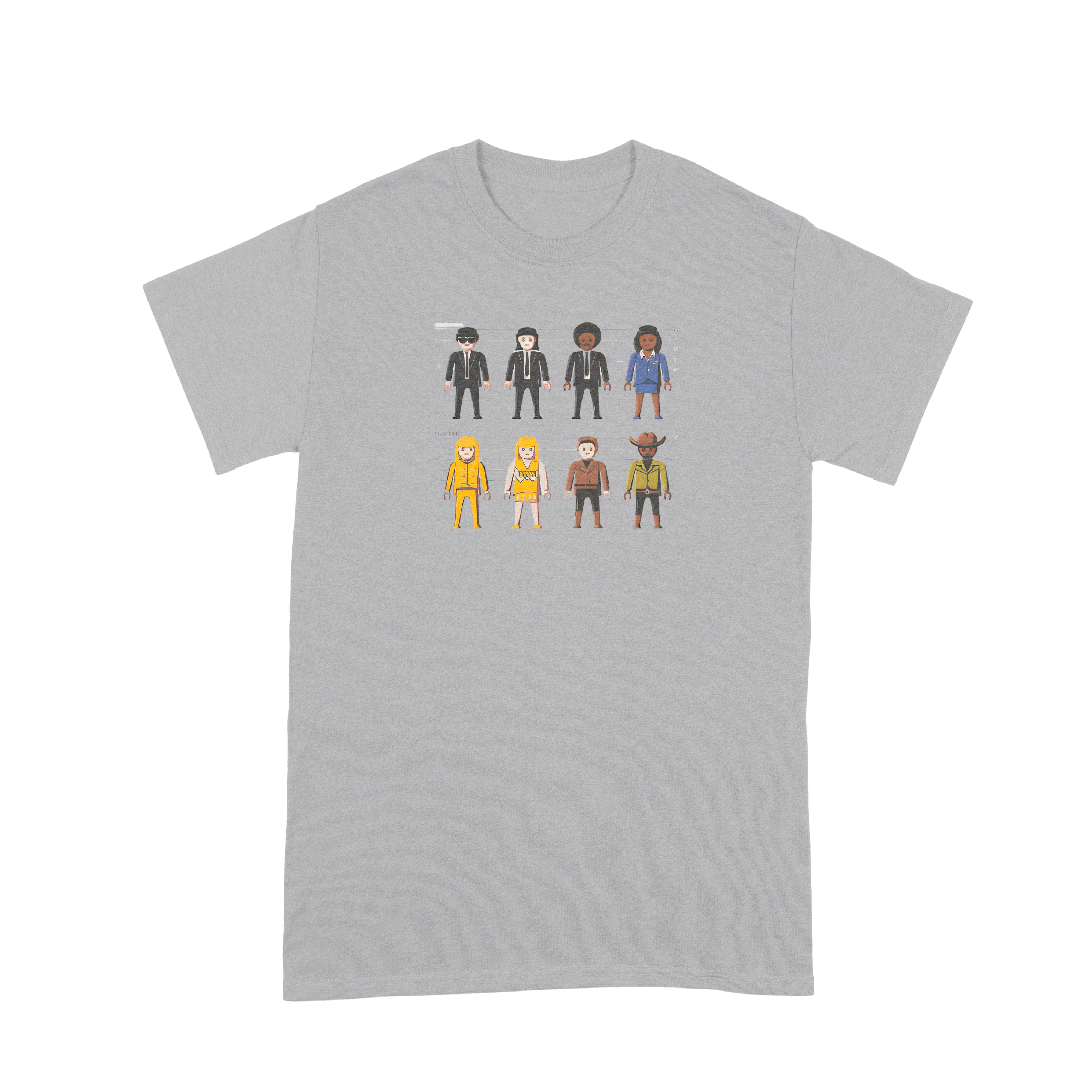 Tarantino Character Lineup - T-Shirt