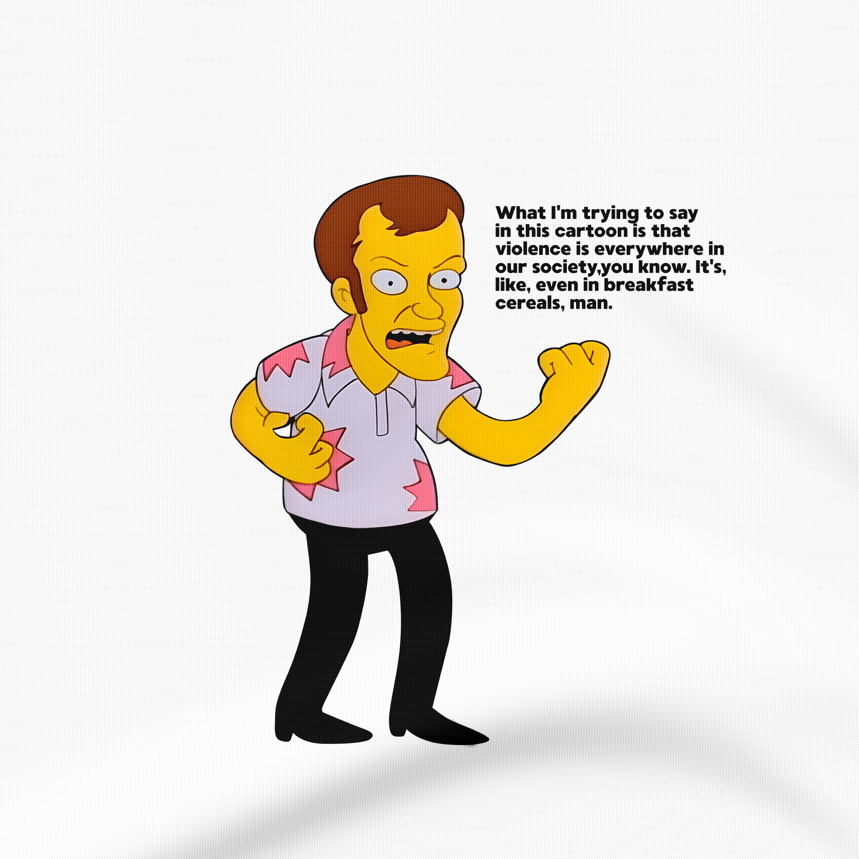 Tarantino Simpsons - T-shirt - The Films Point