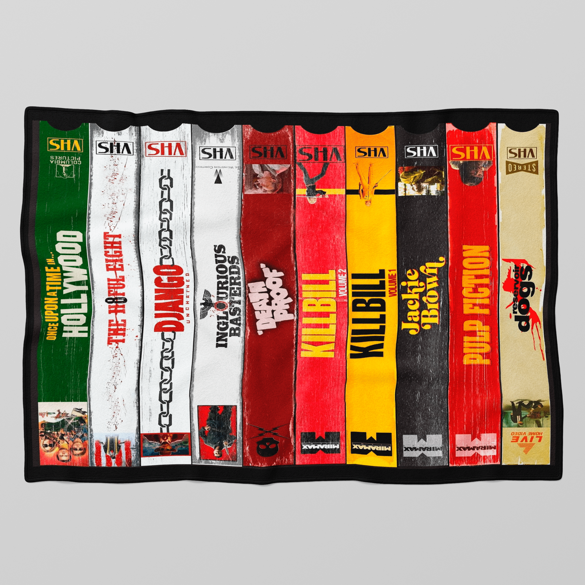Movie Themed Tarantino VHS Art - Blanket - The Films Point