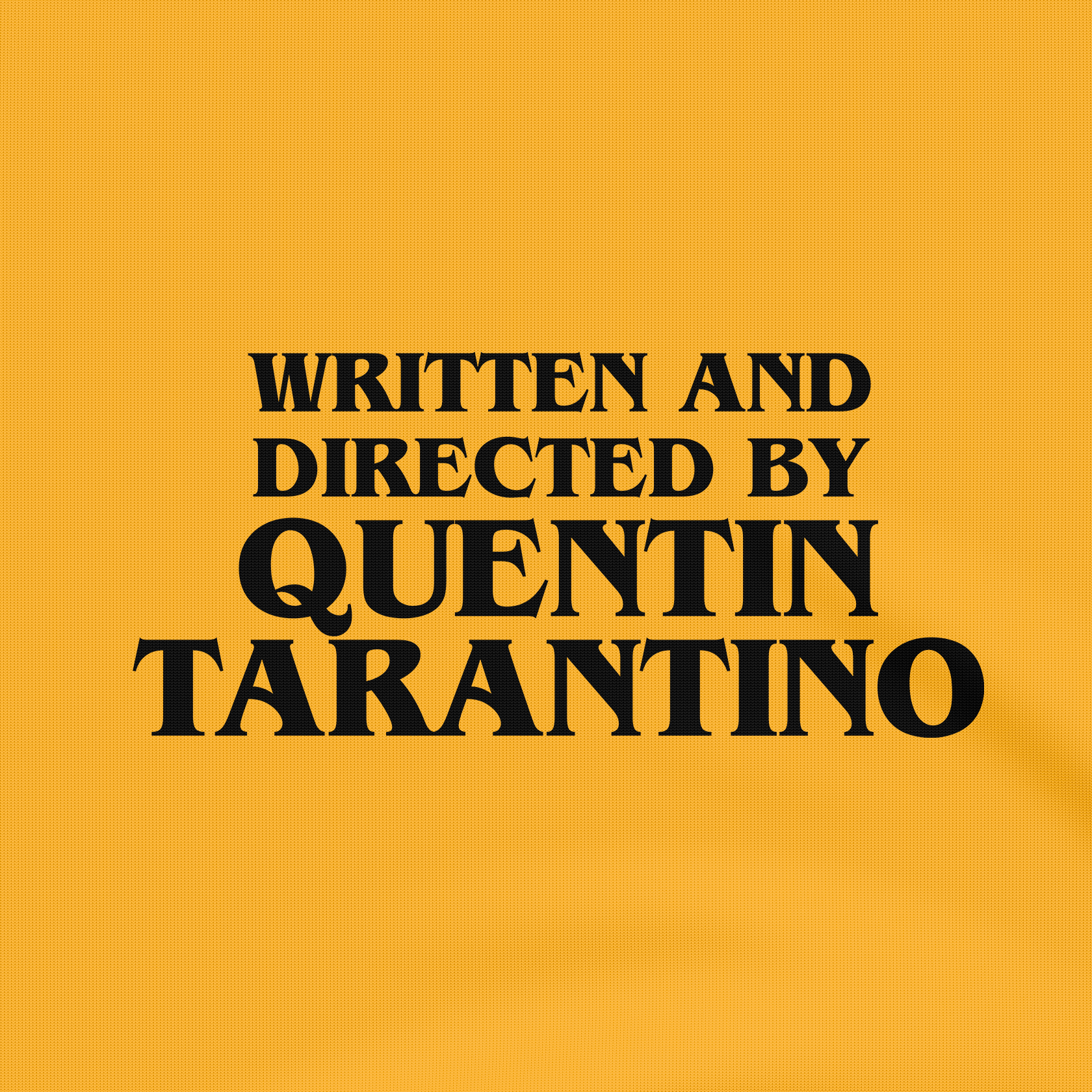 Quentin Tarantino Gold - Hoodie - The Films Point