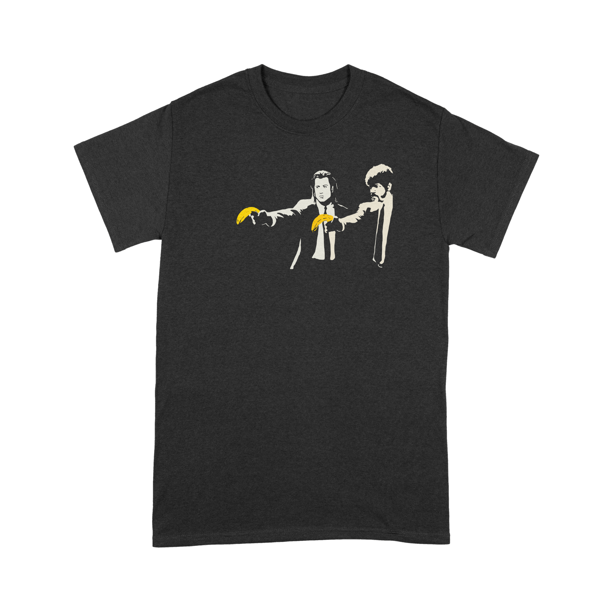 The Luckiest Duo Pulp Fiction Bansky Banana - T-Shirt - The Films Point