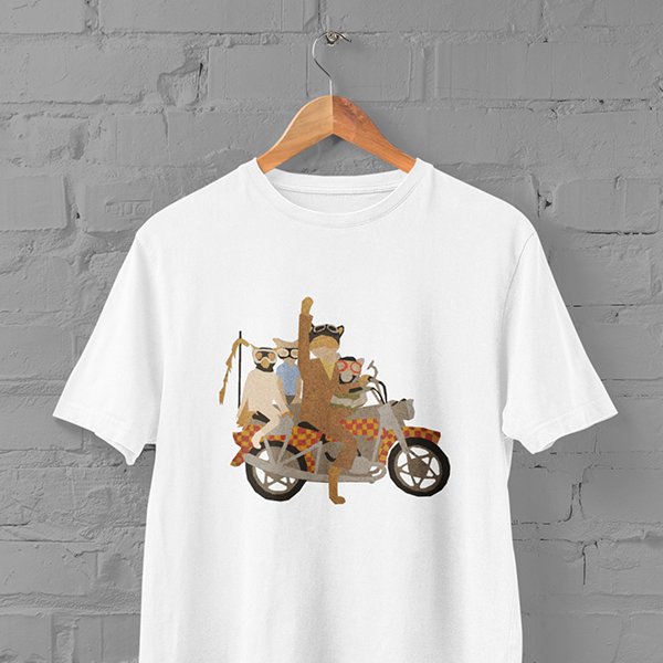 Fantastic Mr. Fox Motorcycle - T-Shirt