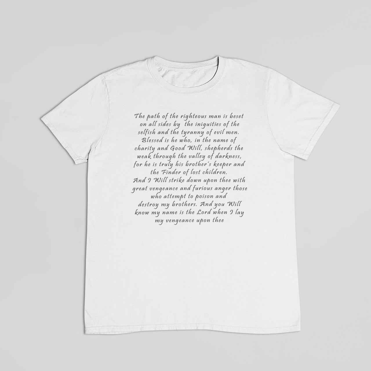 Ezekiel 25:17 Pulp Fiction - T-Shirt