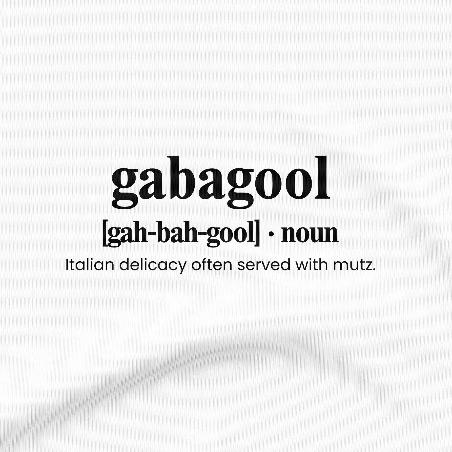 Gabagool The Sopranos - Sweatshirt - The Films Point